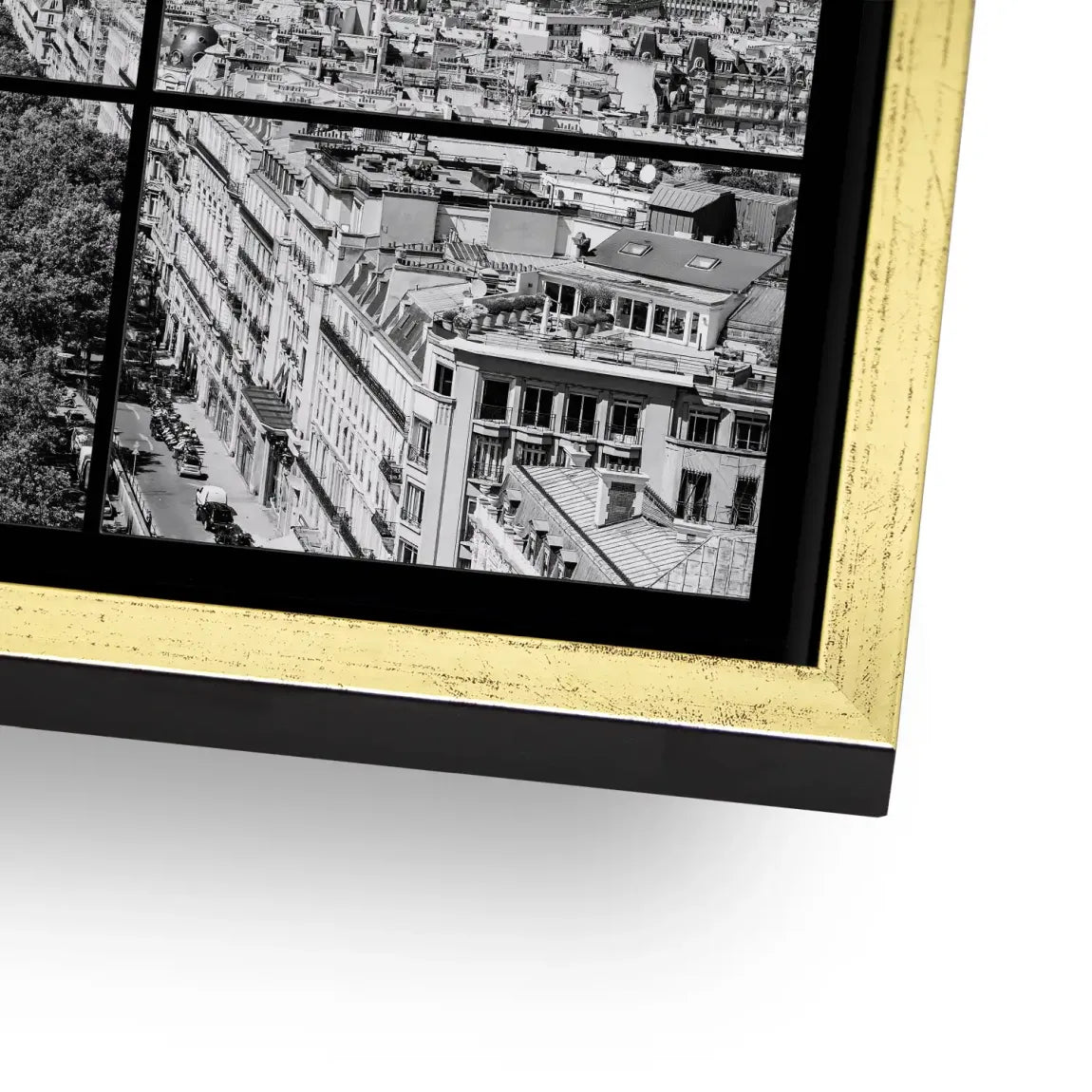 Paris Avenue Noir AluDibond Bild