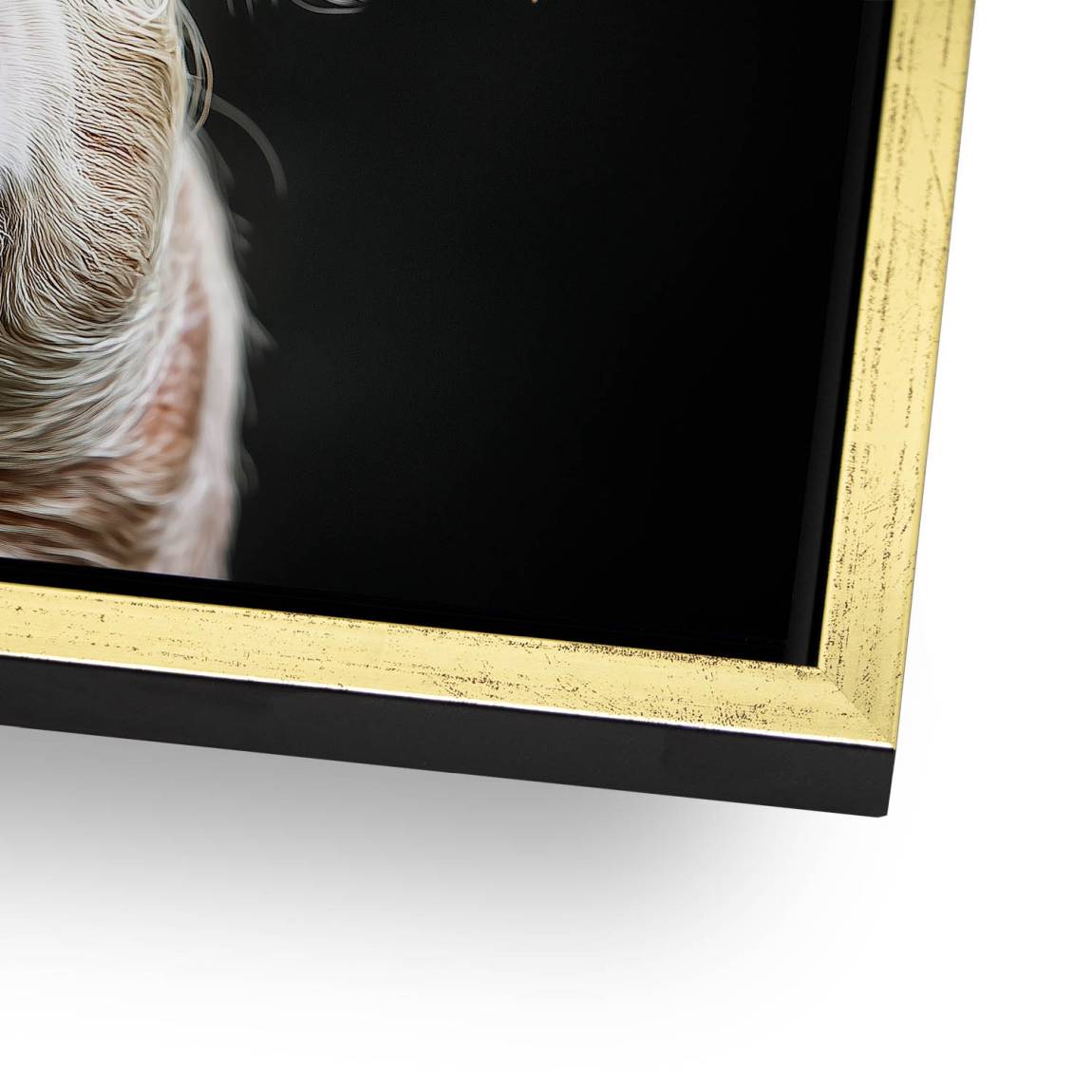 Blüten Schwein AluDibond Bild