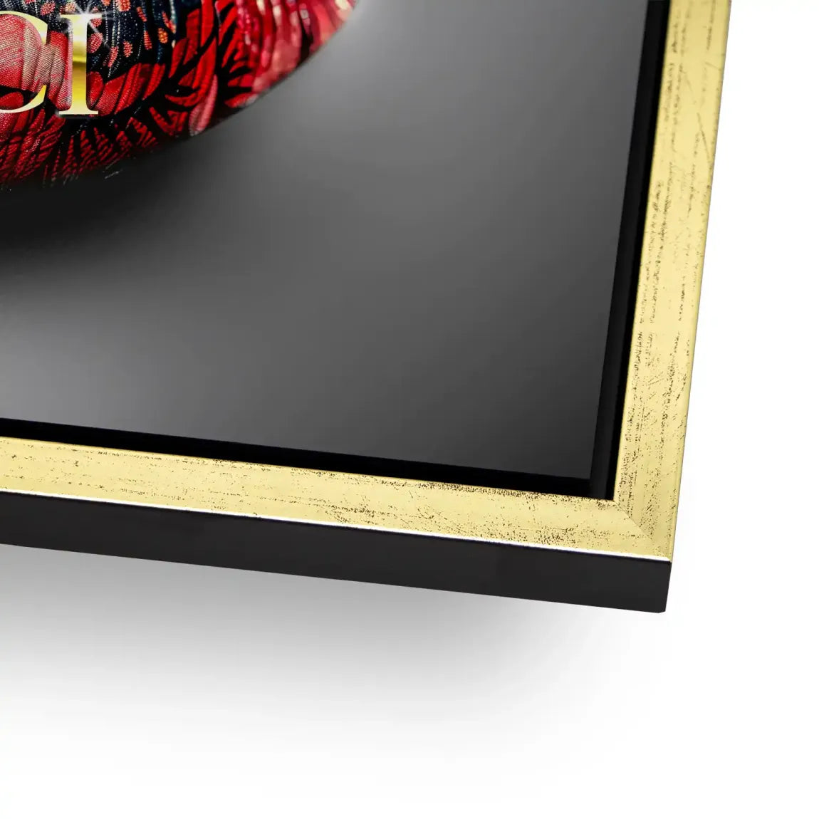 Gucci Lips Nr.2 AluDibond Bild INGALERIE