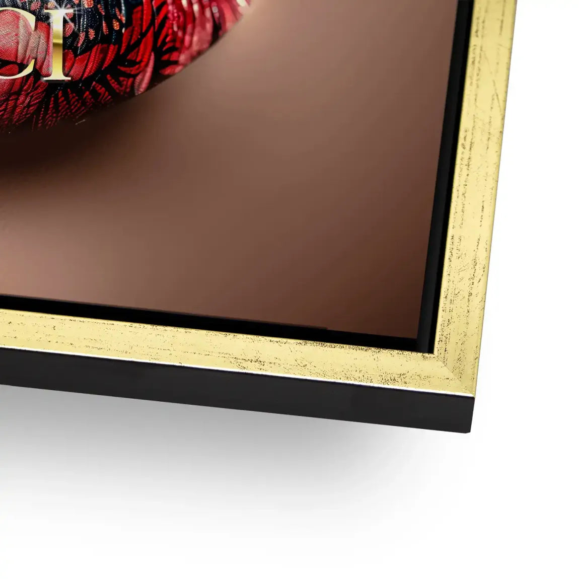Gucci Lips AluDibond Bild INGALERIE