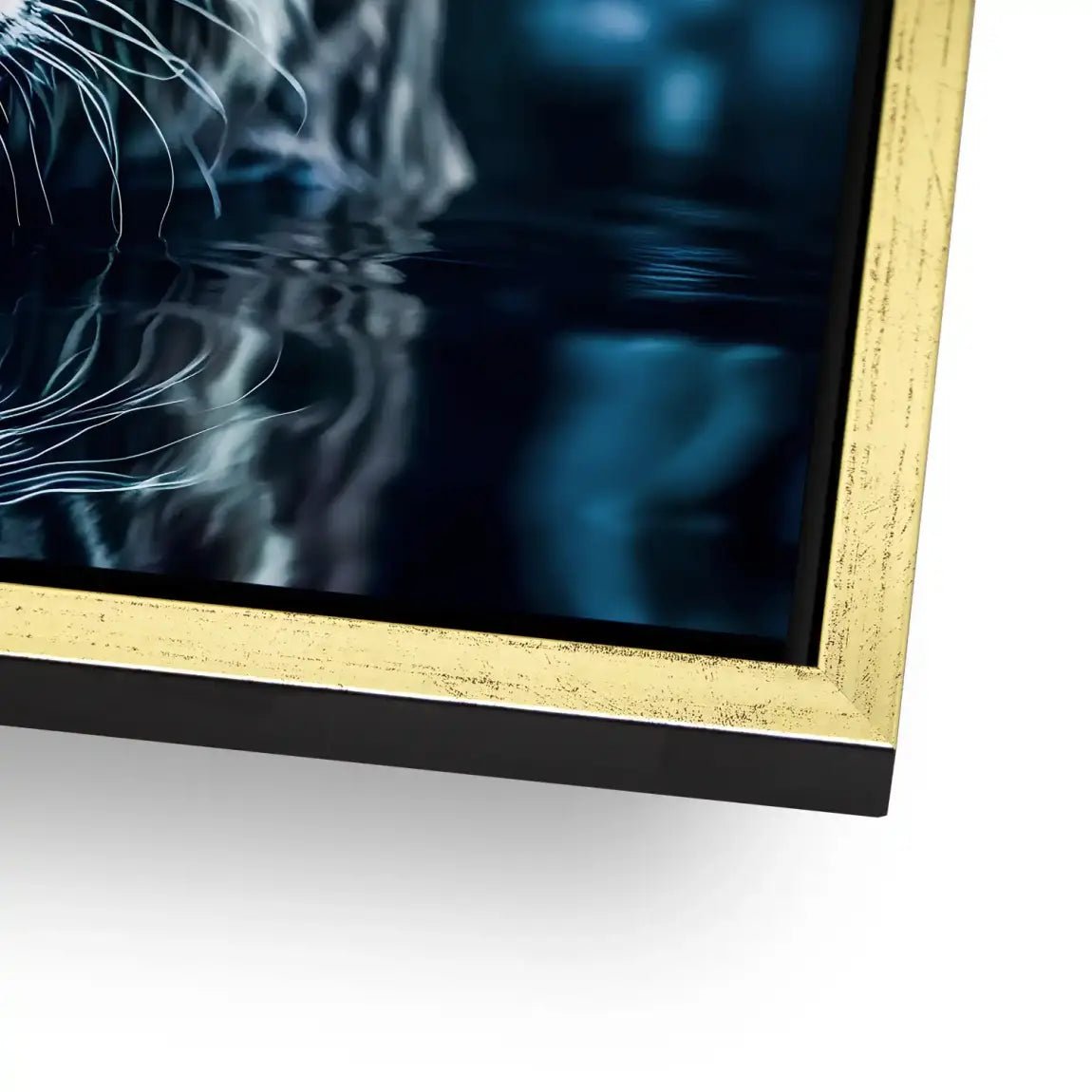 Tiger by Night AluDibond Bild INGALERIE