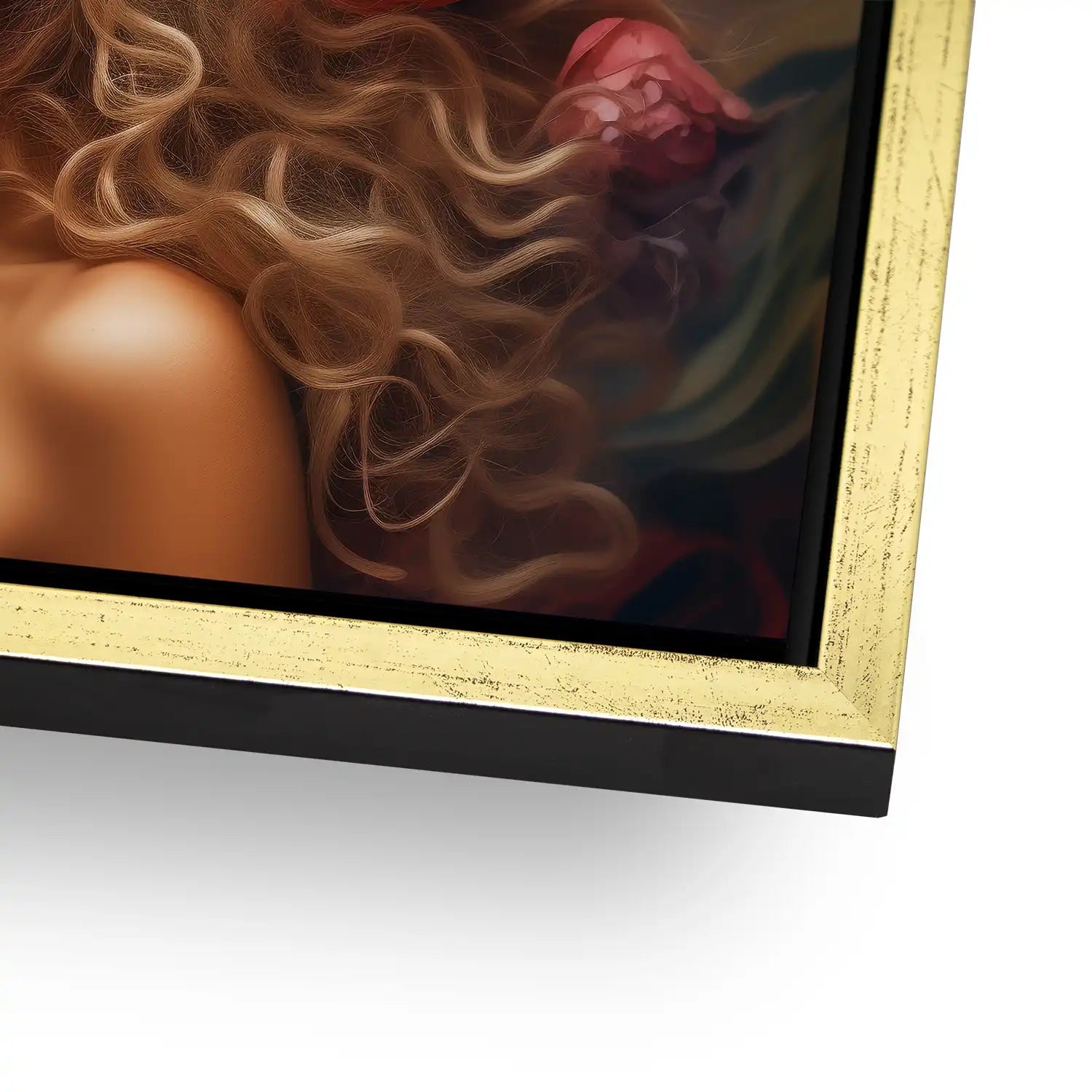 Blumen Mädchen AluDibond Bild INGALERIE