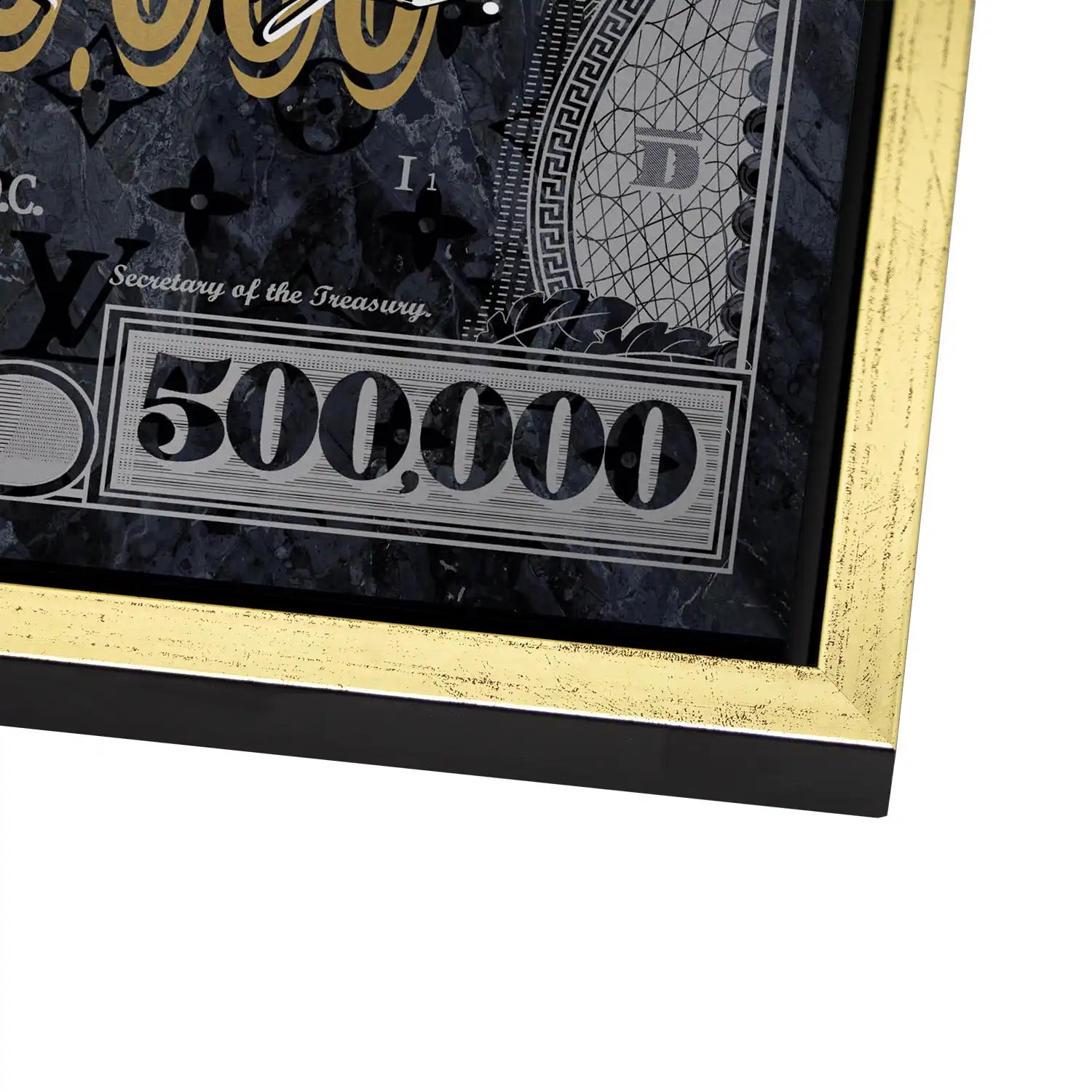 Micky Goofy Donald Dollar AluDibond Bild INGALERIE