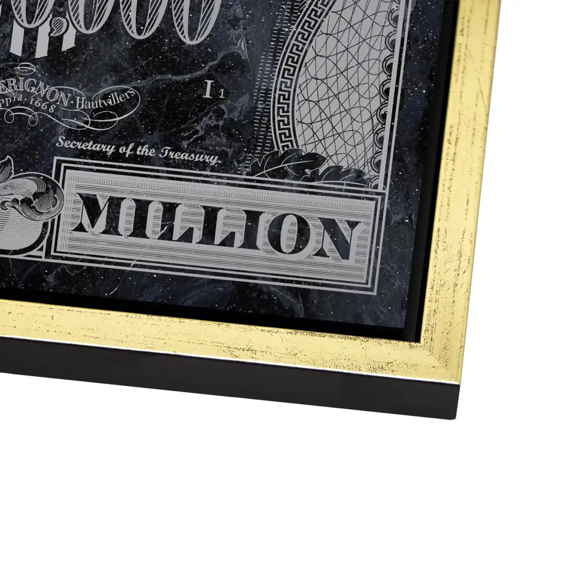 Dagobert Duck Totenkopf Black Dollar AluDibond Bild INGALERIE