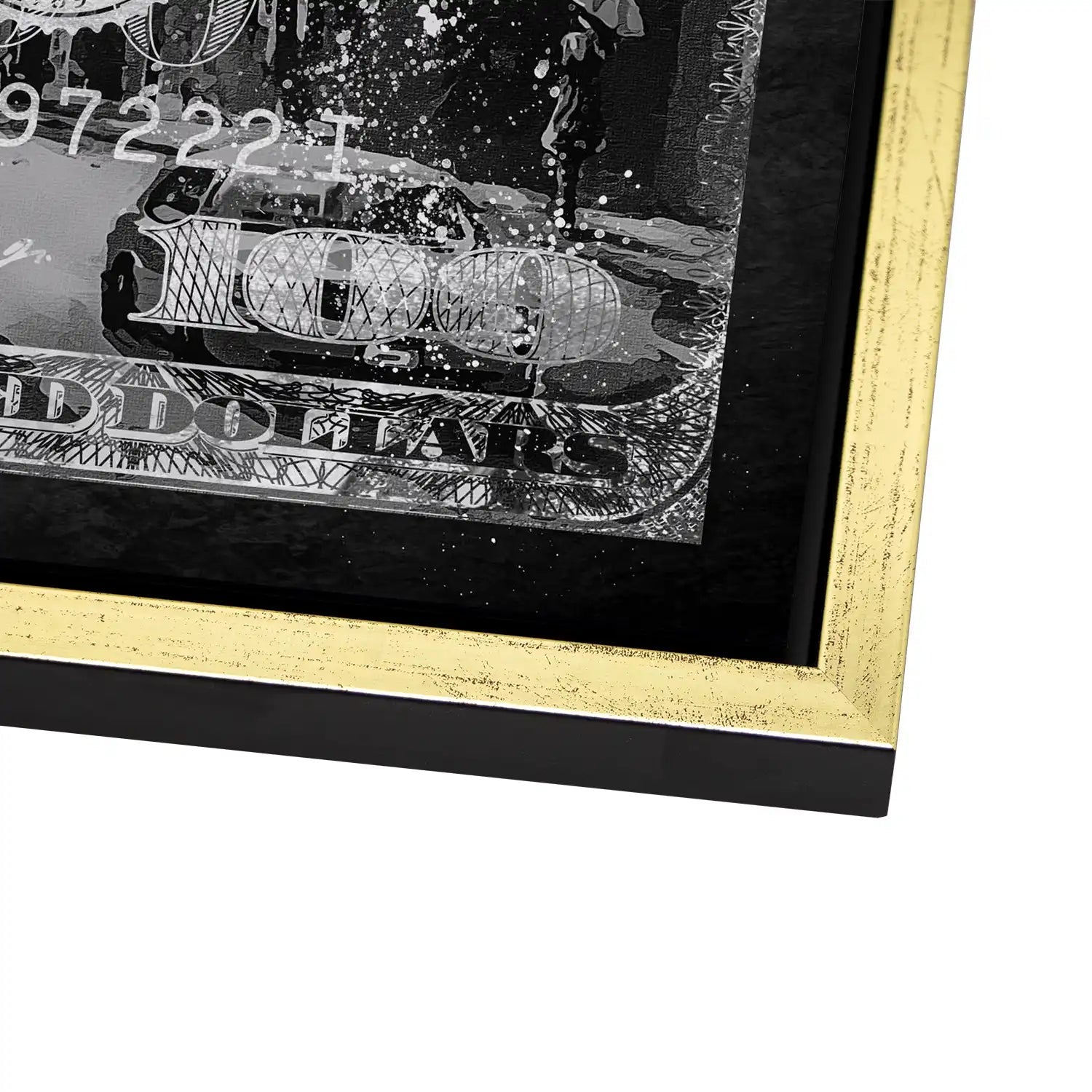 Dollar Stier NY Rules Black AluDibond Bild INGALERIE
