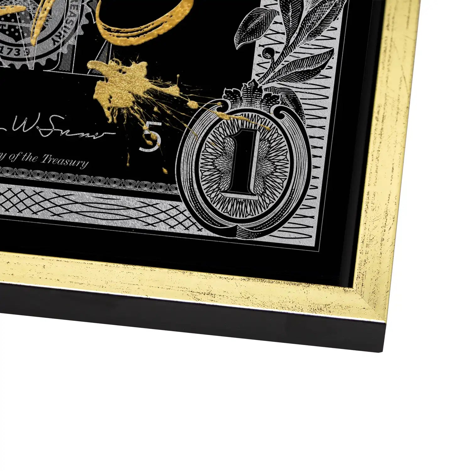 Monney Never Sleeps Dollar Style AluDibond Bild INGALERIE