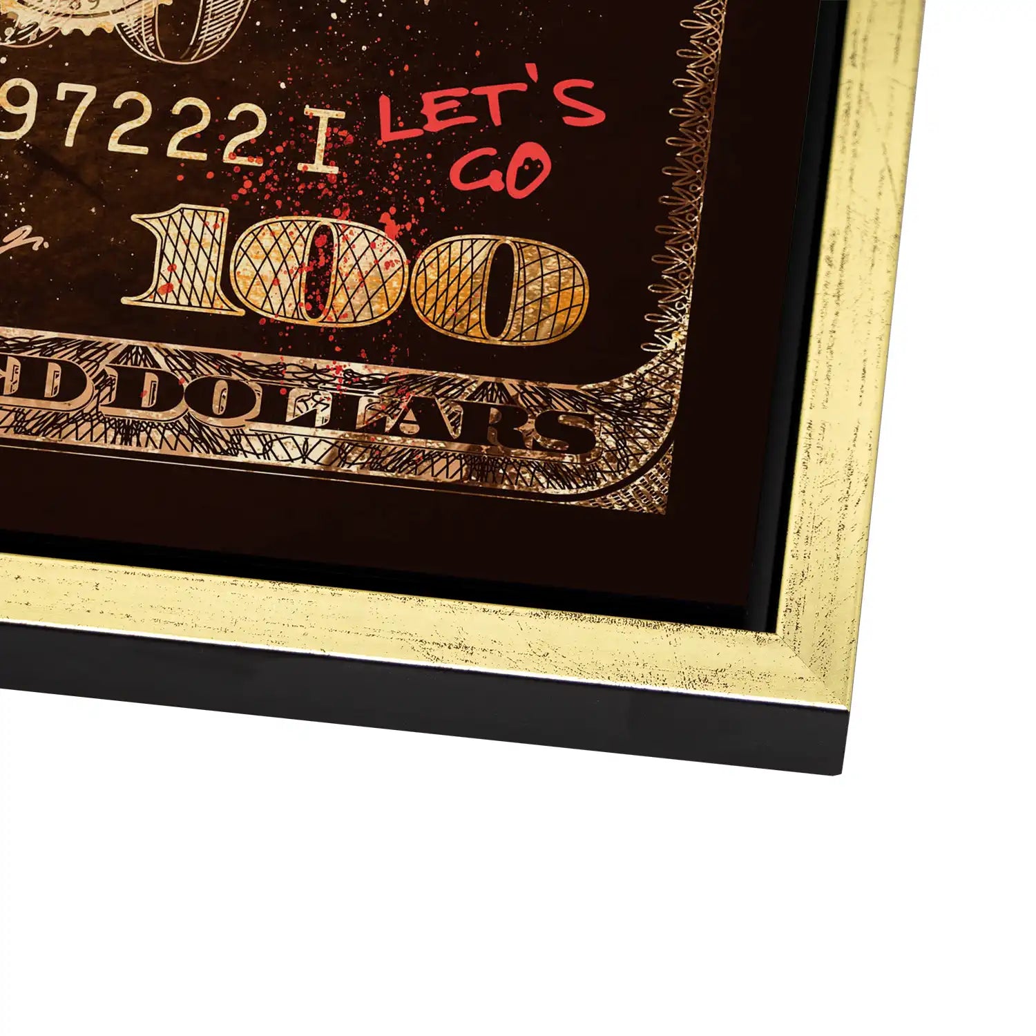 Dagobert Retro Dollar Alu Dibond Bild INGALERIE