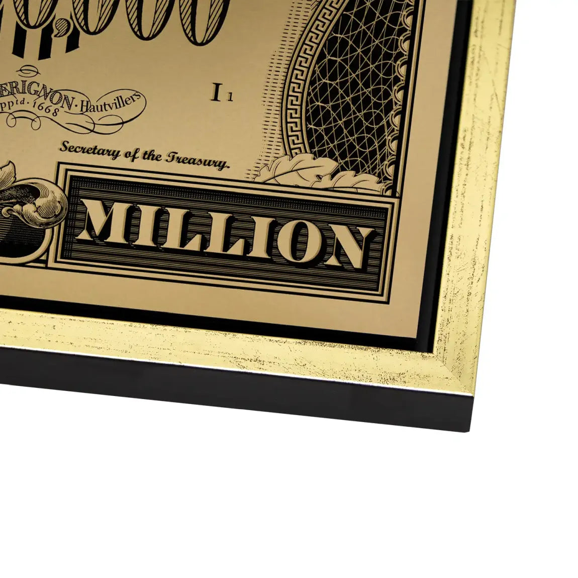 Donald Duck Goldfinger Instinct Pop Art Dollar AluDibond Bild INGALERIE