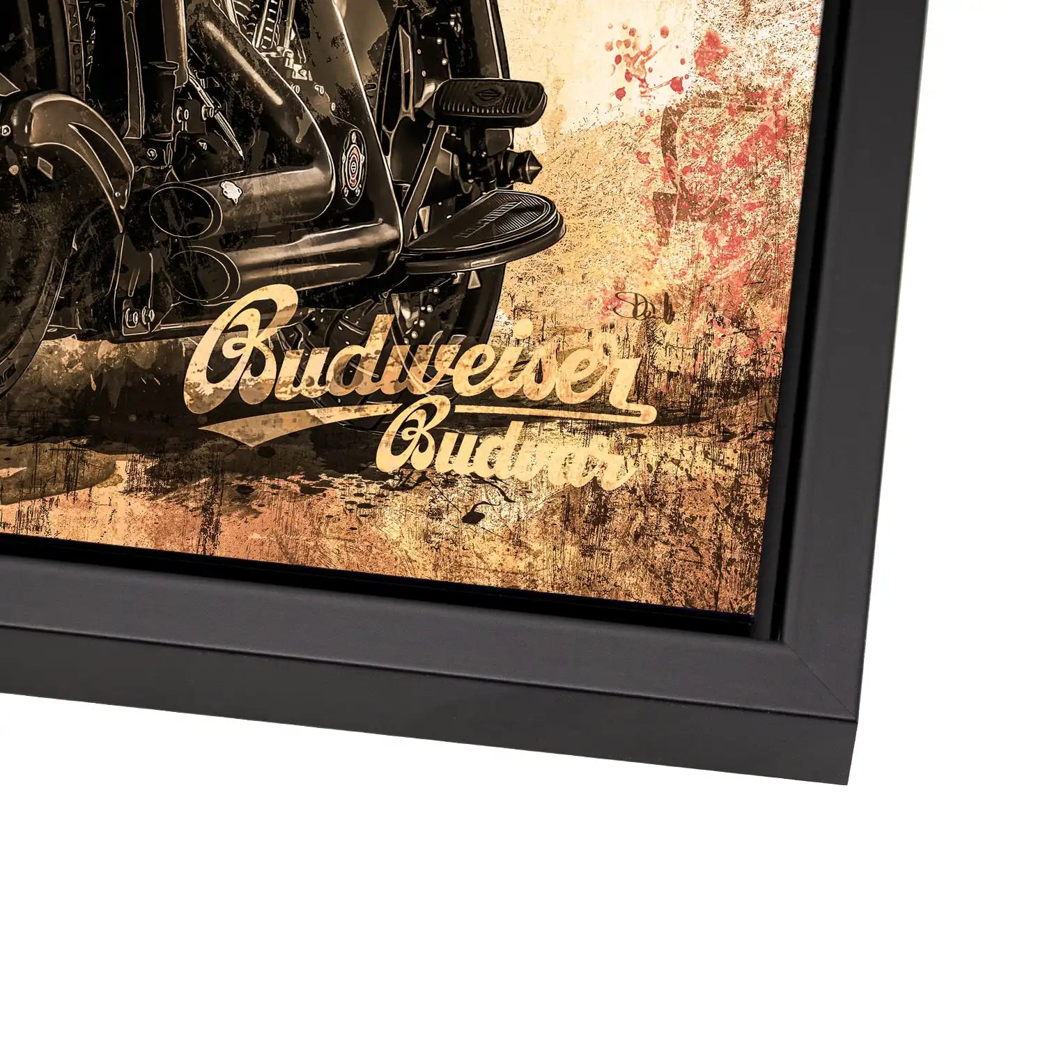 Harley USA Pop Art Retro AluDibond Bild INGALERIE
