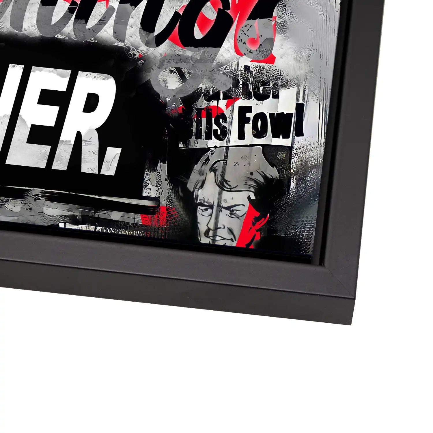 Micky & Minnie Gangster Streetart AluDibond Bild INGALERIE