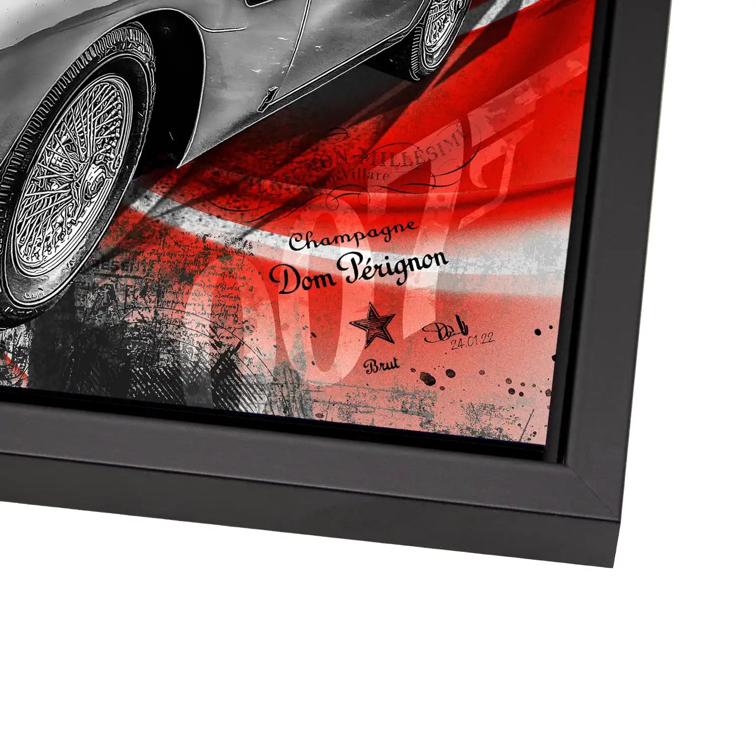 James Bond Martini Art AluDibond Bild INGALERIE