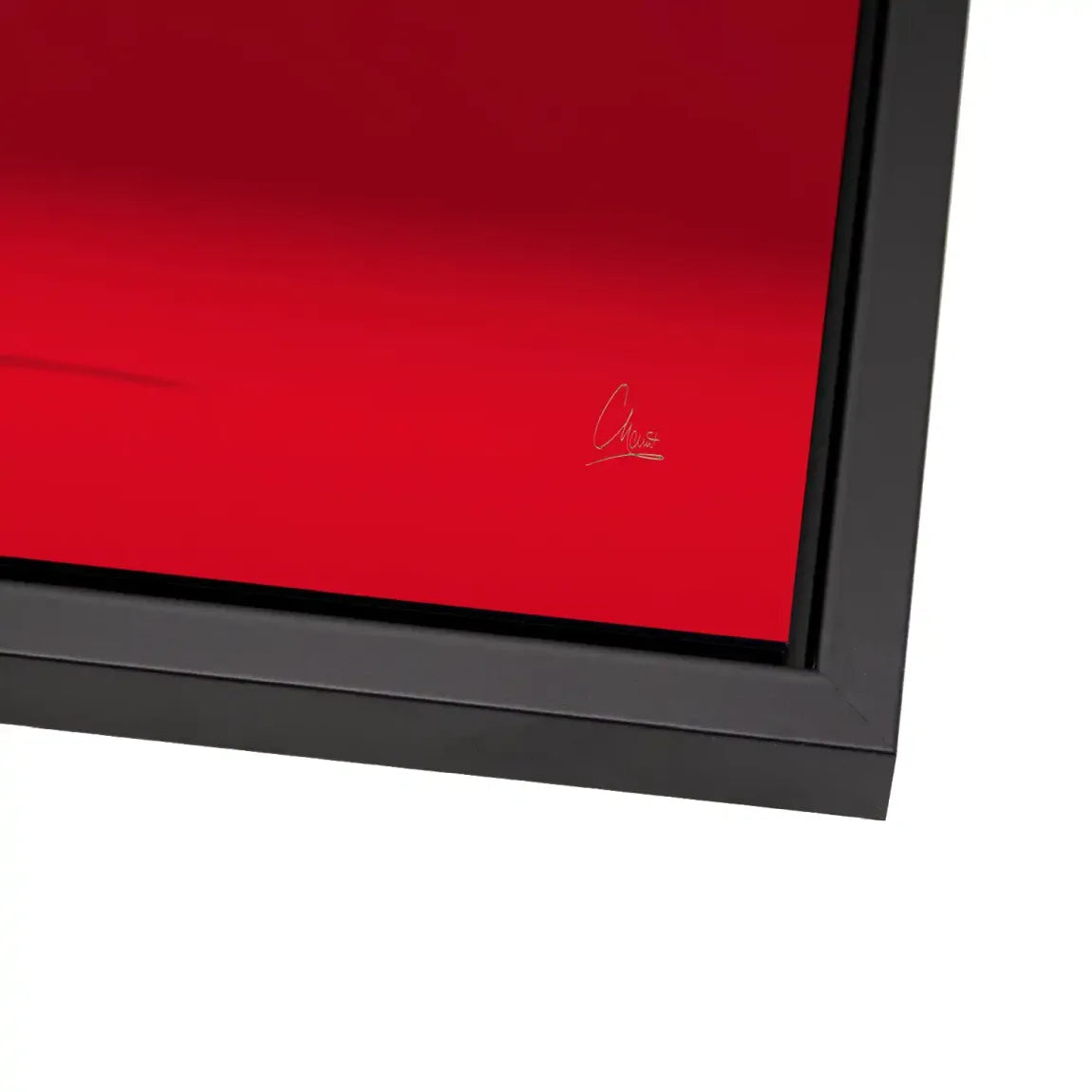 Red Heels Alu Dibond Bild