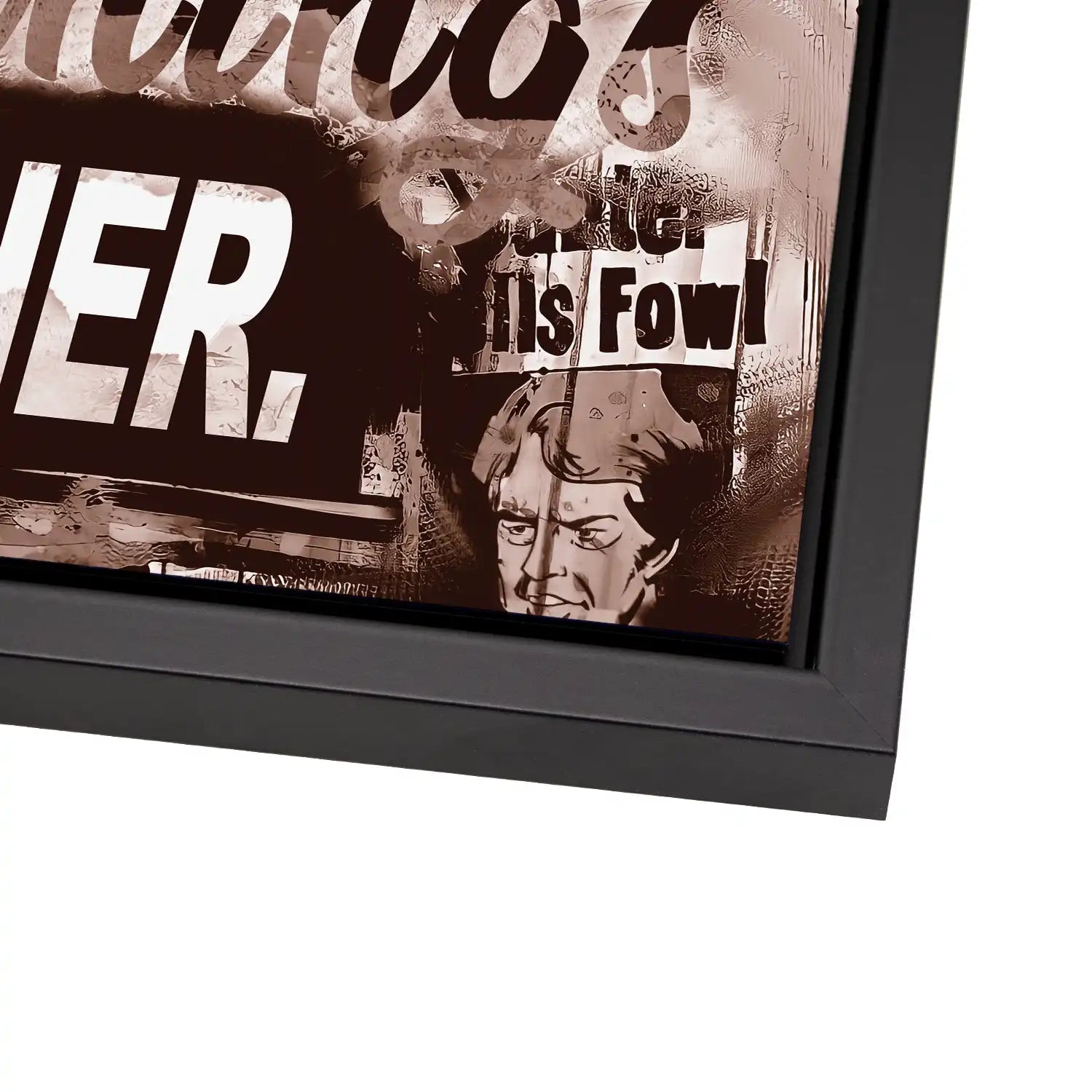 Micky & Minnie Gangster Retro Style AluDibond Bild INGALERIE