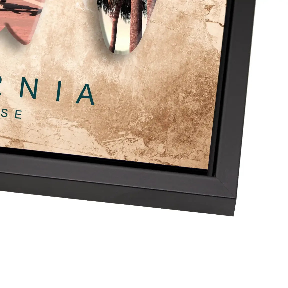 California Coast Art Alu Dibond Bild