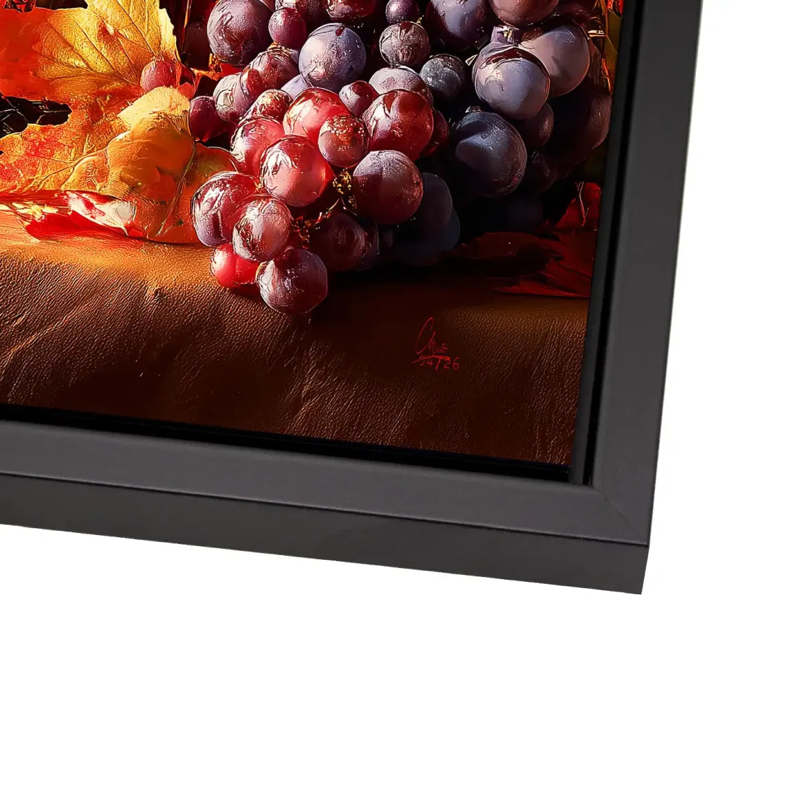 Edle Weinlese Alu Dibond Wandbild