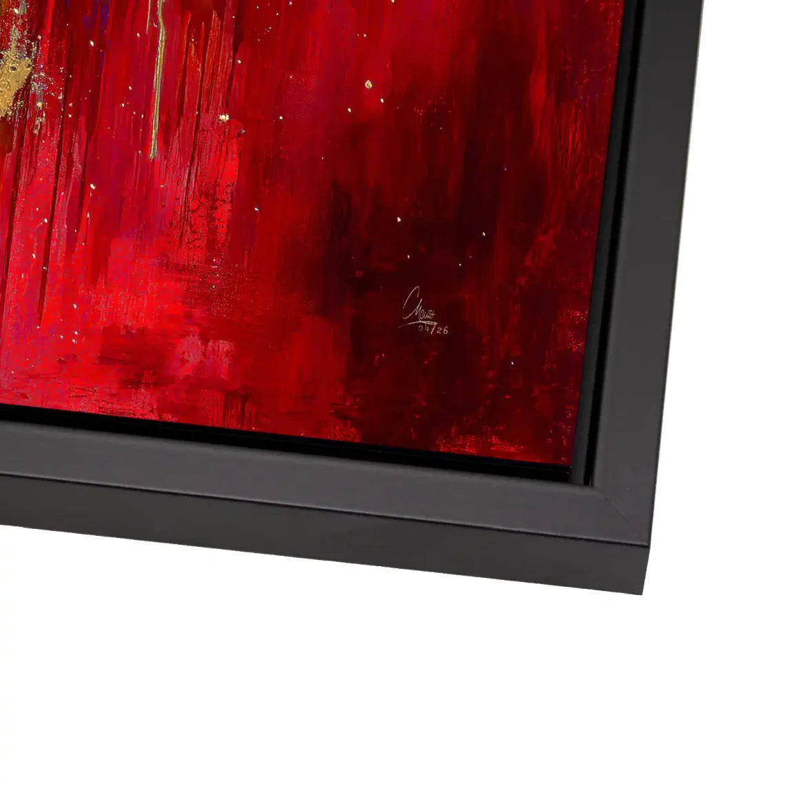 Roter Elefant Alu Dibond Wandbild