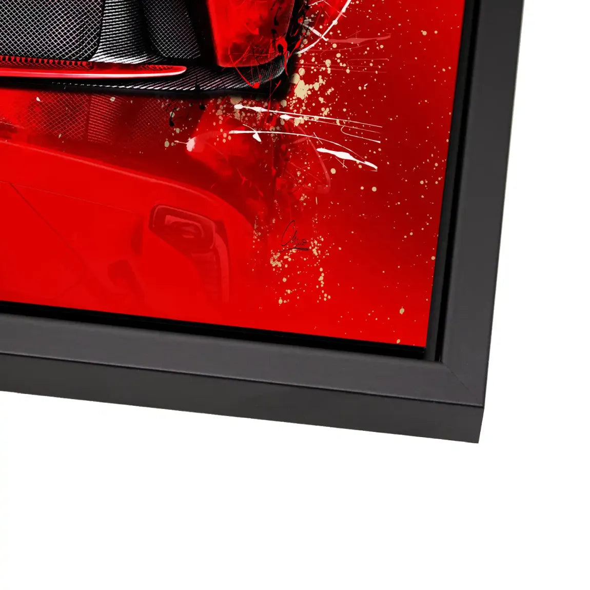 Red Velocity La Ferrari AluDibond Bild