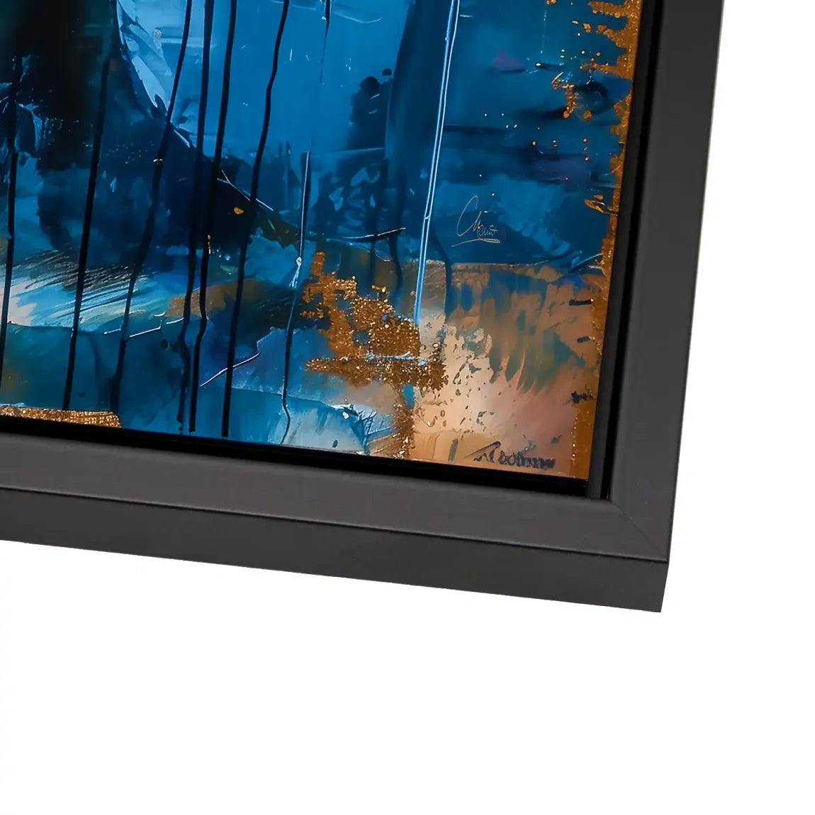 Blue Mystery Alu Dibond Bild