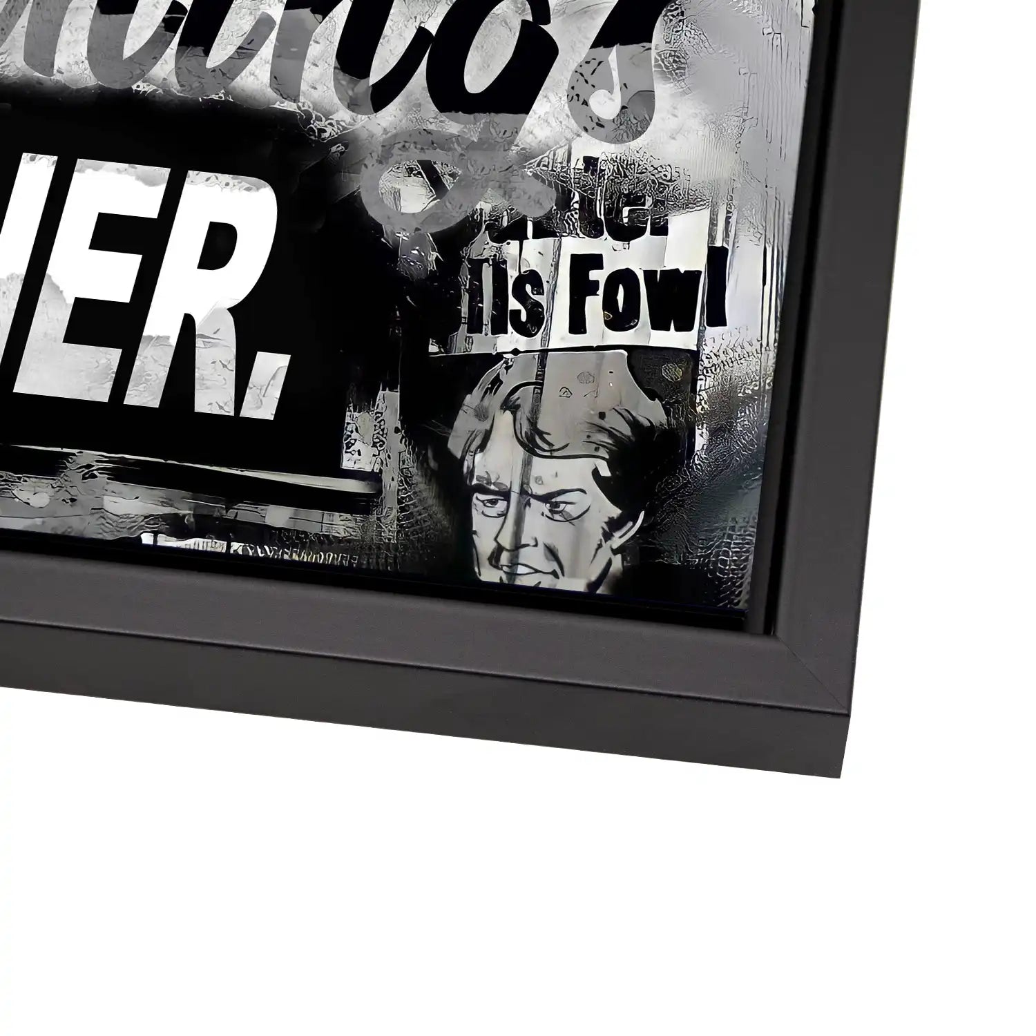 Micky & Minnie Gangster Modern Style AluDibond Bild INGALERIE