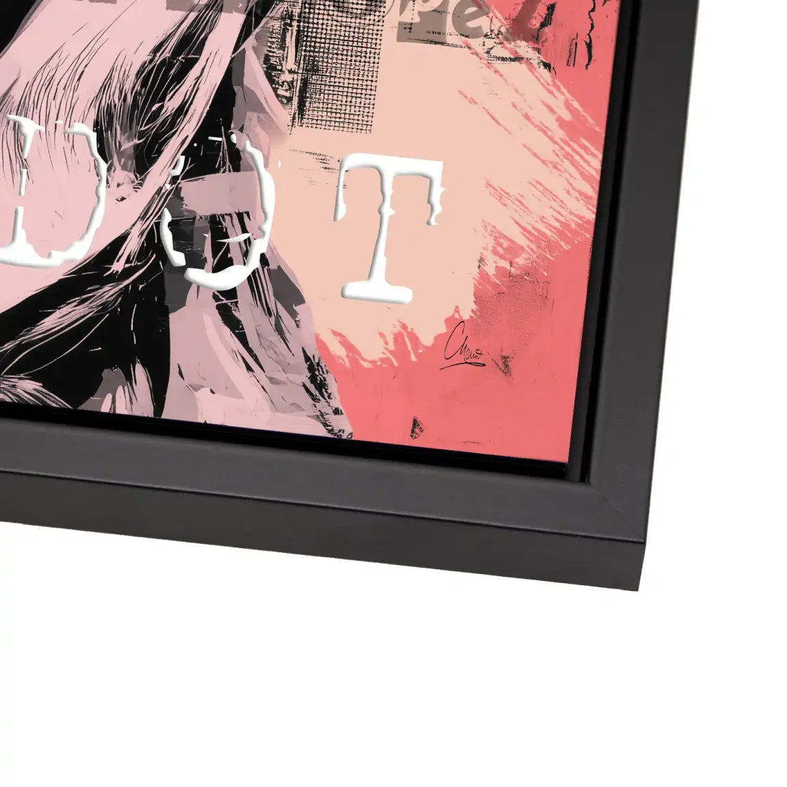 Bardot Chanel Art Alu Dibond Wandbild