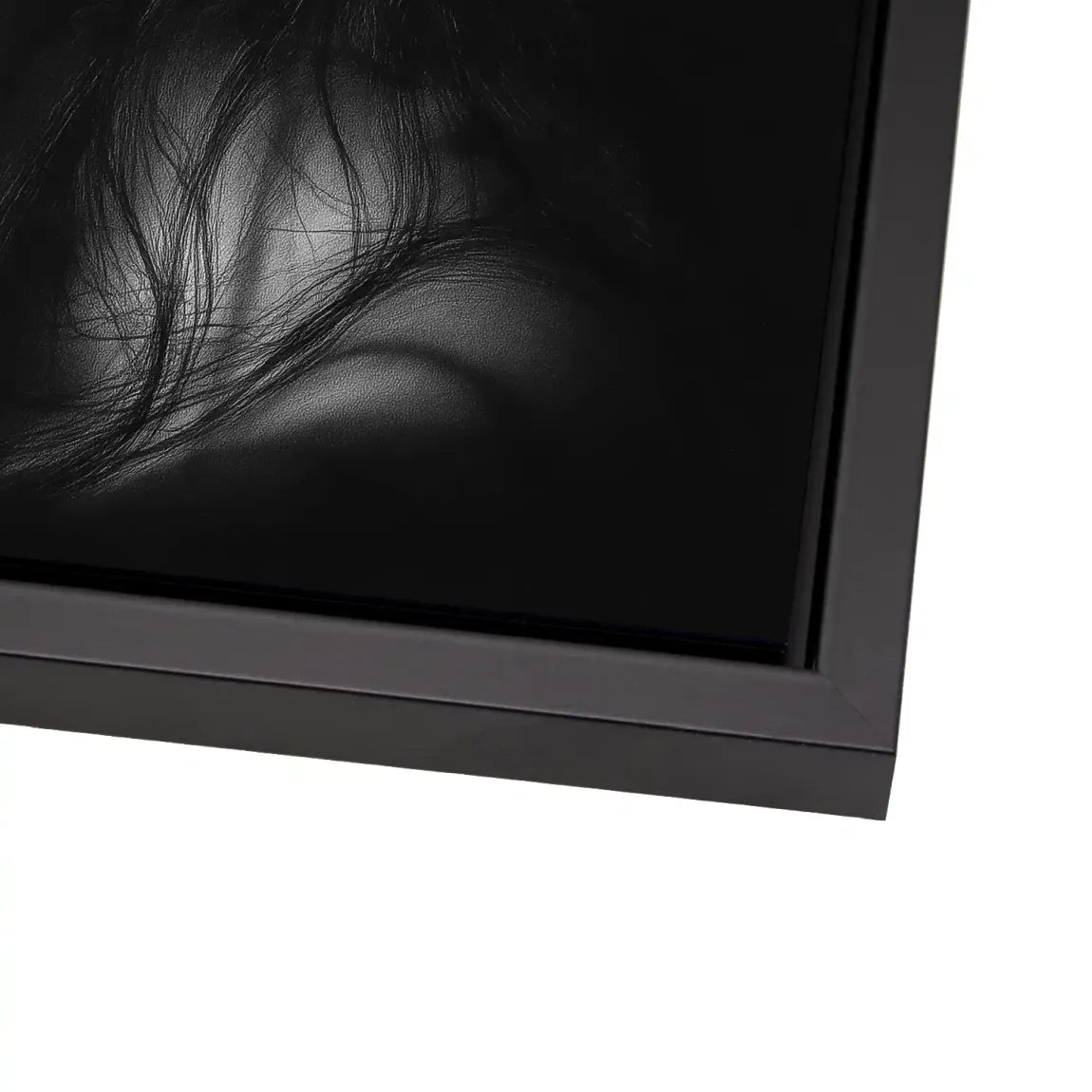 Asian Noir Portrait Alu Dibond Bild