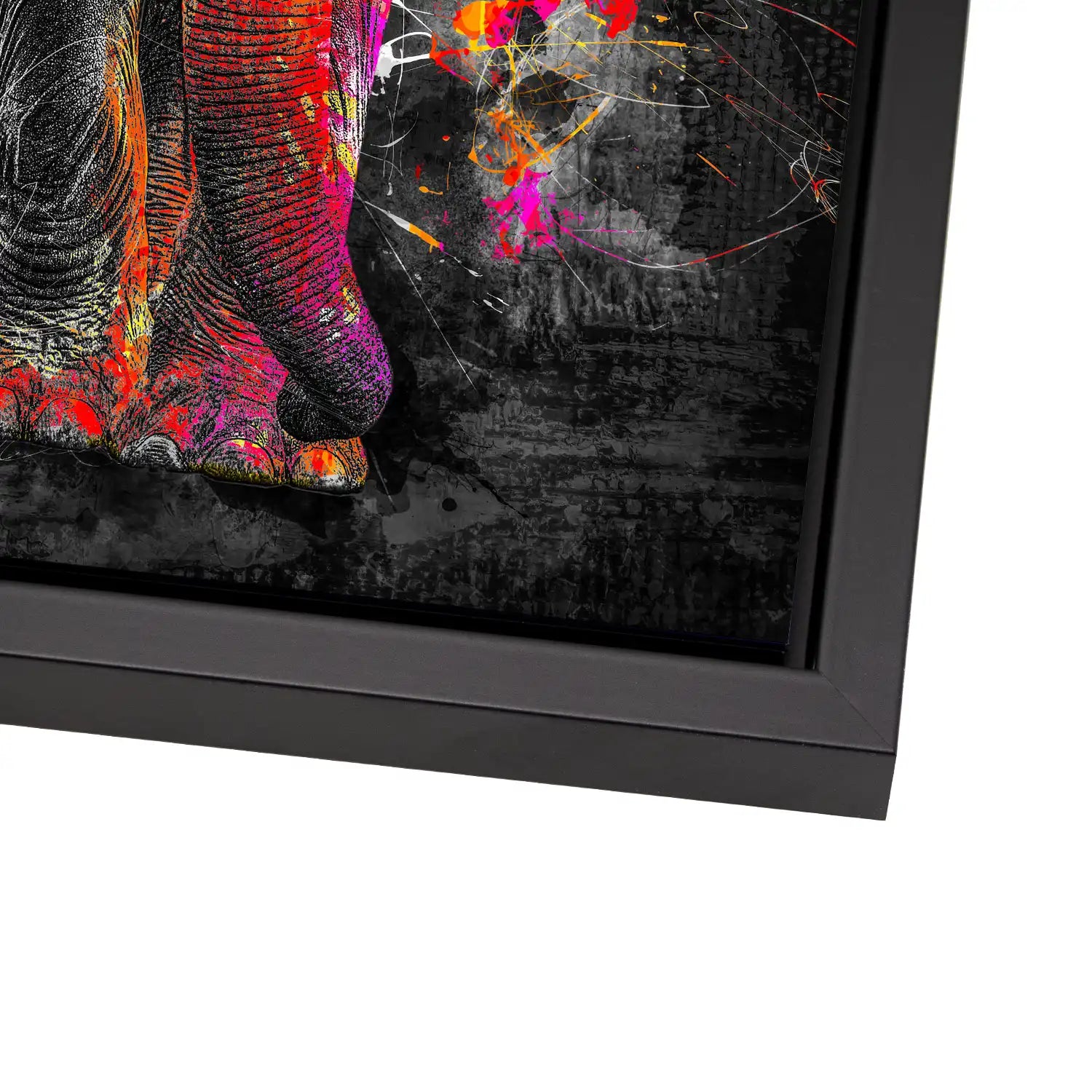 Elefant Abstrakt Style AluDibond Bild INGALERIE
