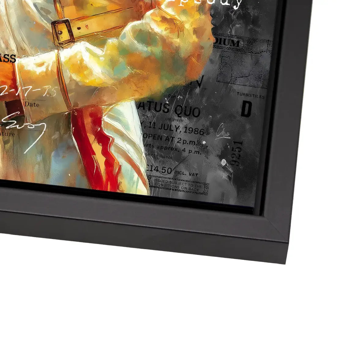 Freddie Mercury Bohemian Alu Dibond Bild