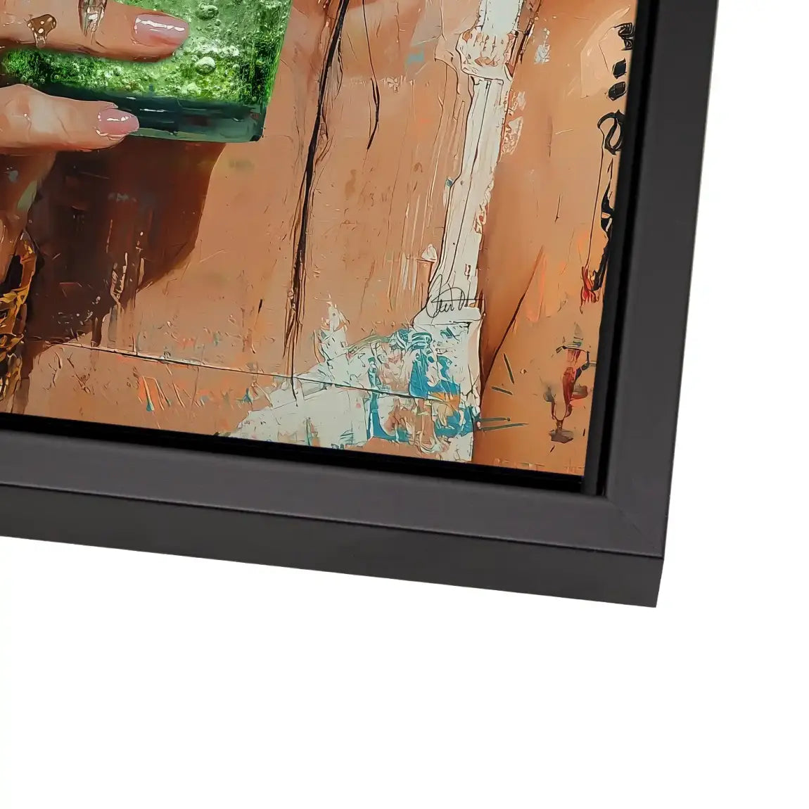 Frida Kahlo Mint Alu Dibond Bild