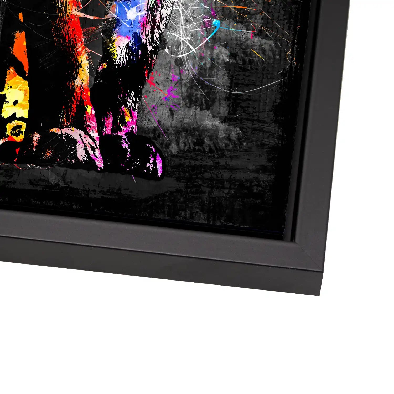 Tiger Abstrakt Color AluDibond Bild INGALERIE