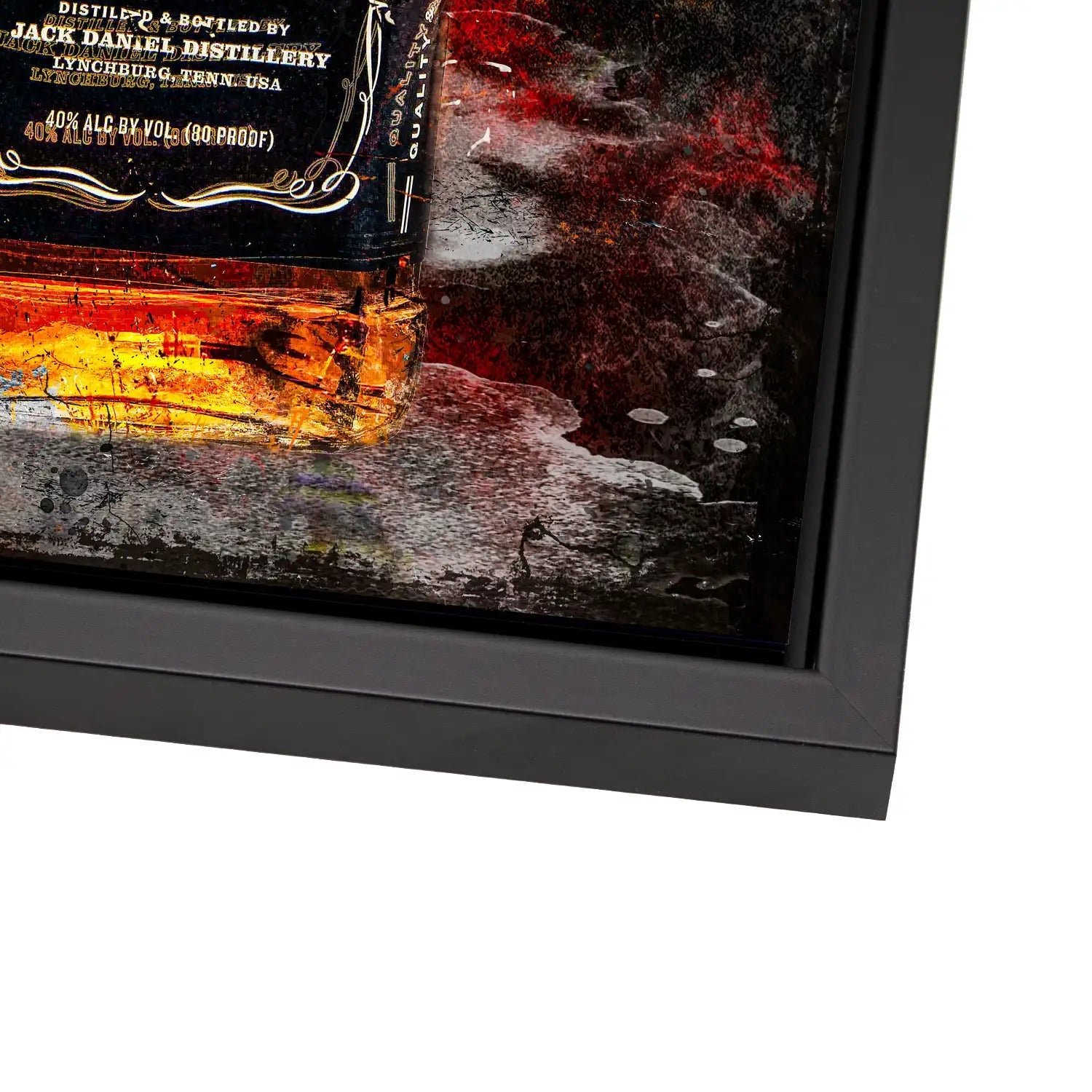 Jack Whisky Vintage Style AluDibond Bild INGALERIE