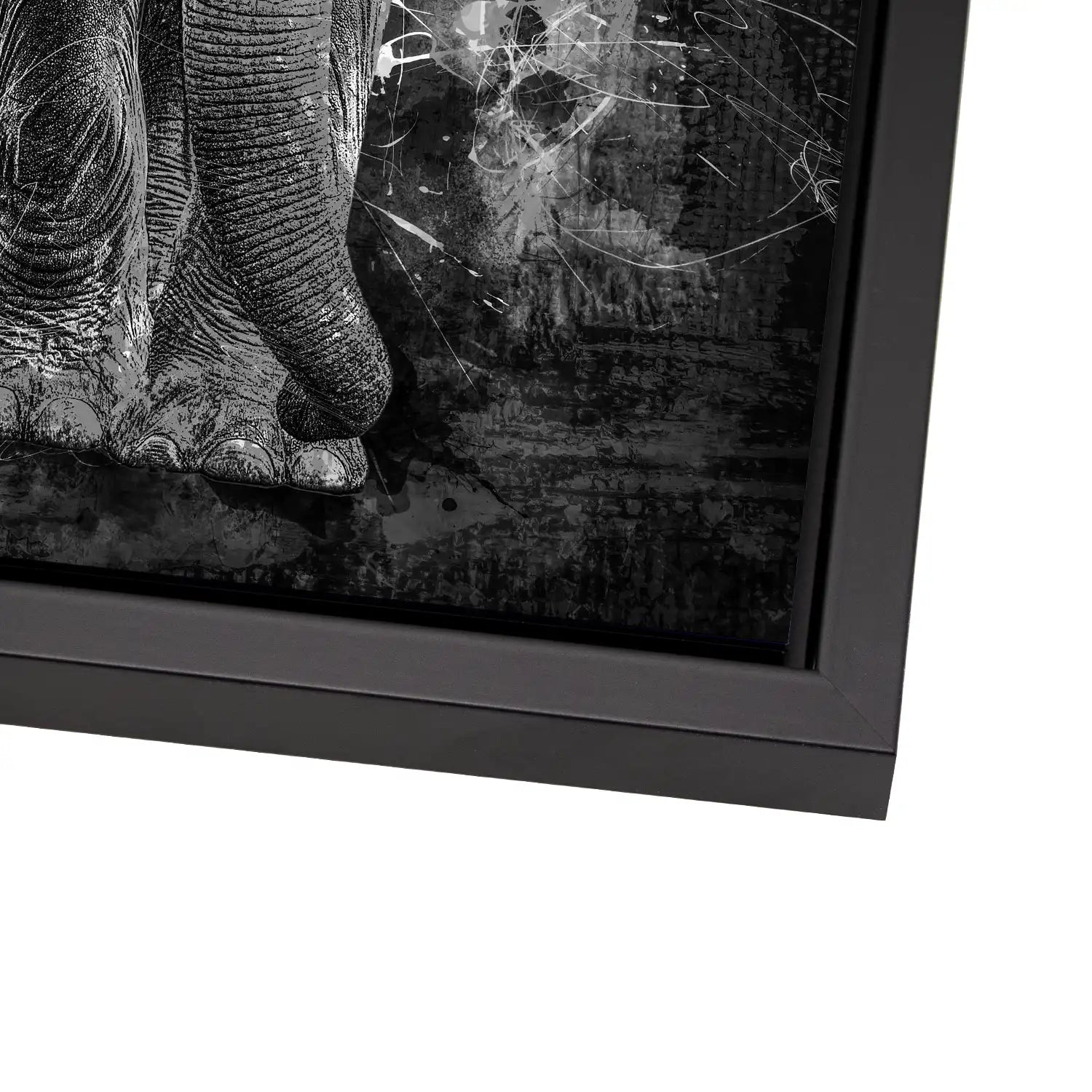 Elefant Abstrakt AluDibond Bild INGALERIE