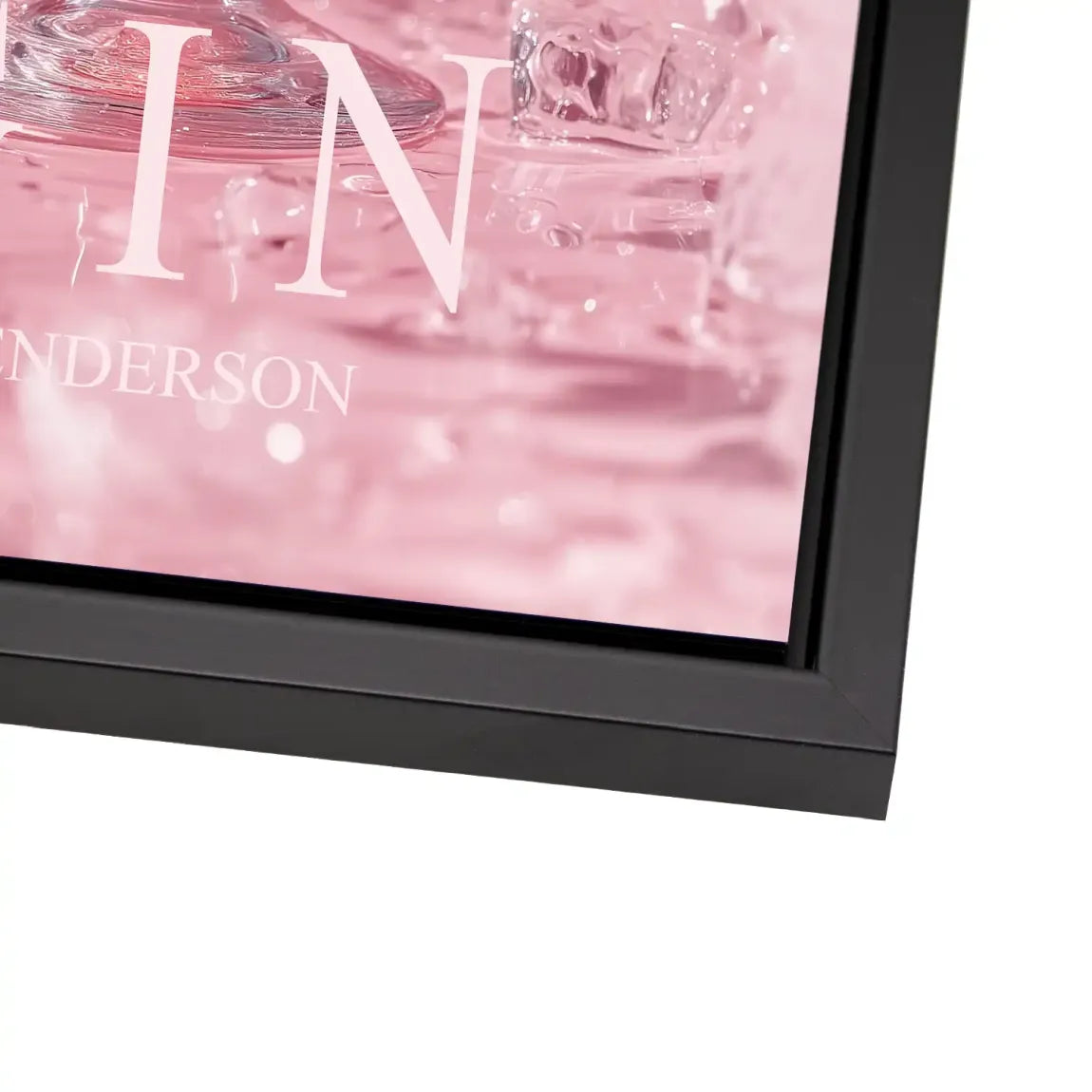 Gin Rosé Alu Dibond Bild