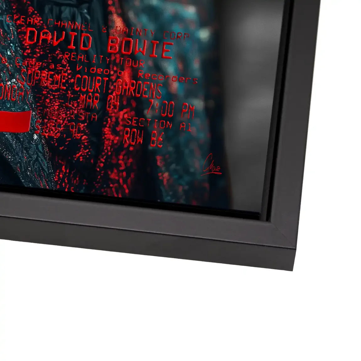 Bowie Starman Alu Dibond Bild