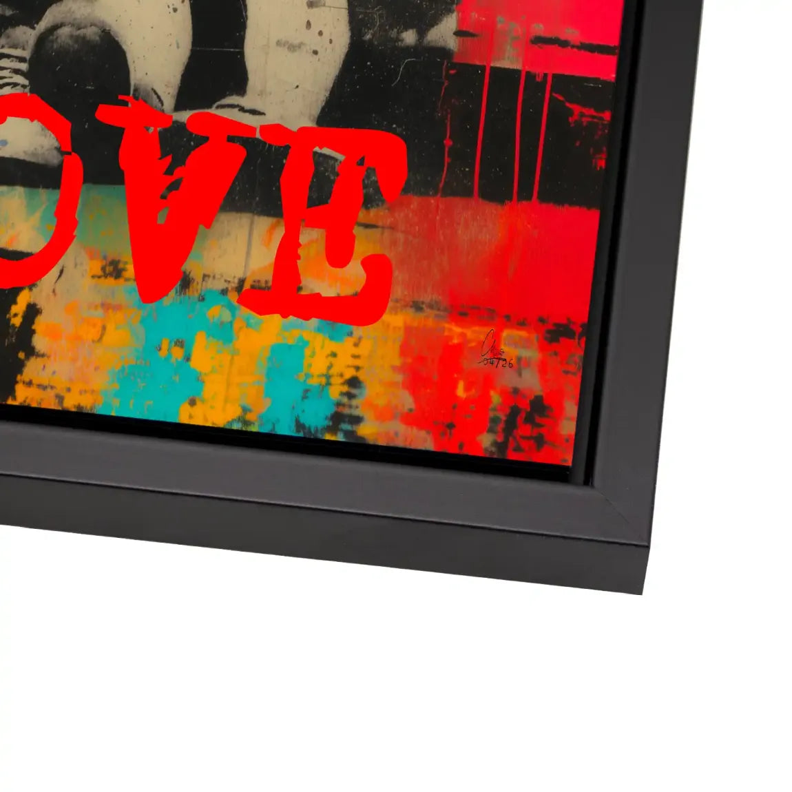 Need Love Art Alu Dibond Wandbild