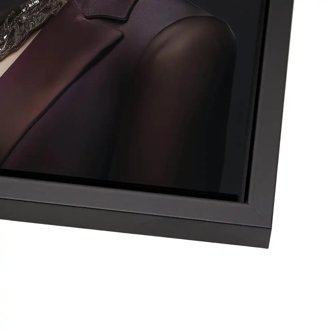 Elegante Lady mit Totenkopf-Make-up Alu Dibond Bild INGALERIE