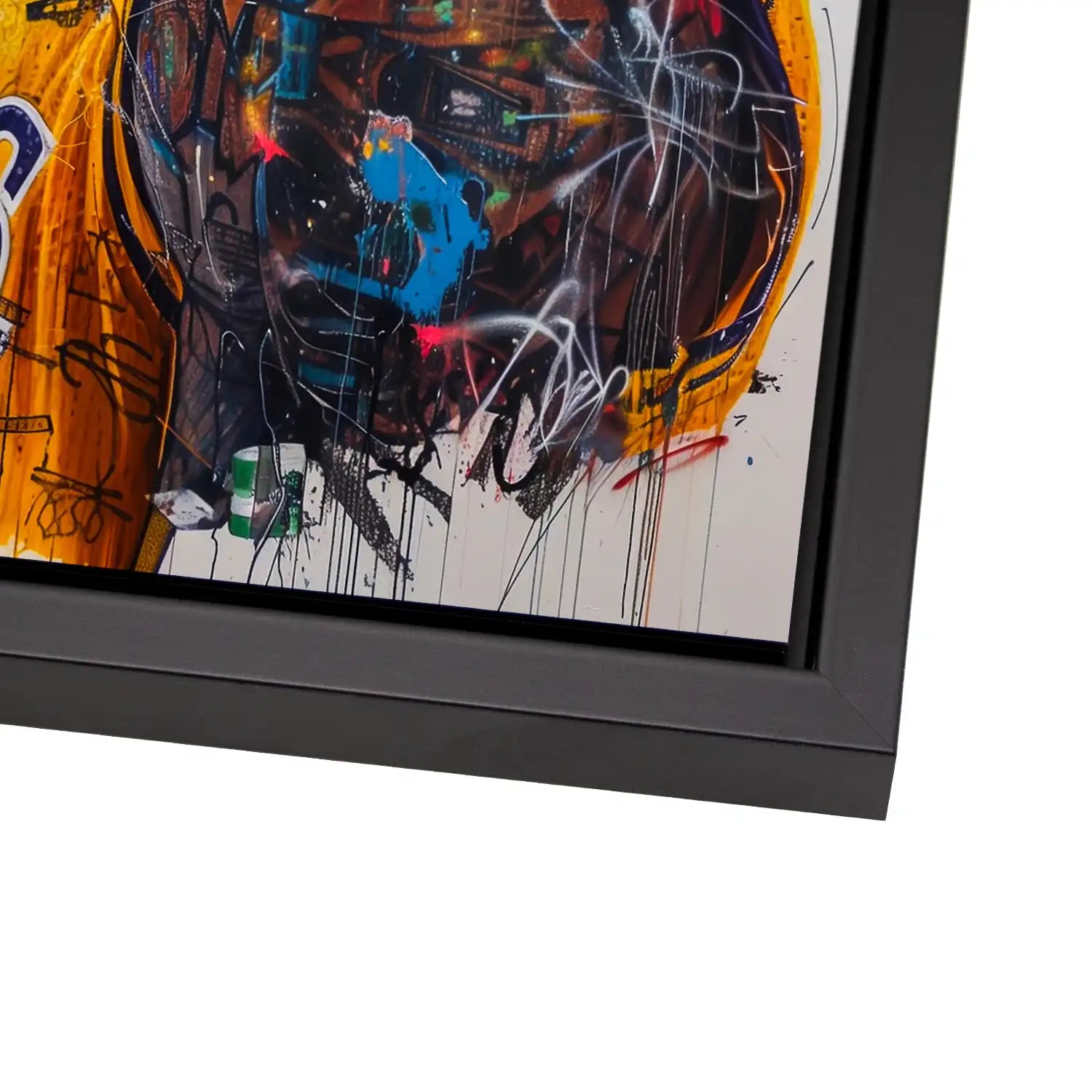 Kobe Basketball Graffiti AluDibond Bild INGALERIE