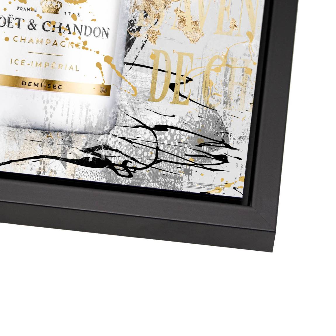 Champagner Prestige Alu Dibond Wandbild