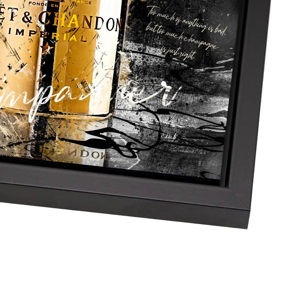Champagner Lifestyle AluDibond Bild INGALERIE