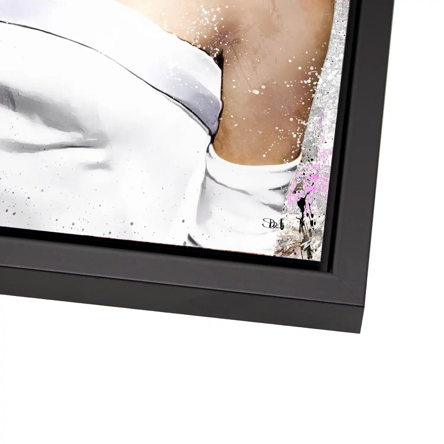Audrey Hepburn Silver Style Pop Art AluDibond Bild INGALERIE