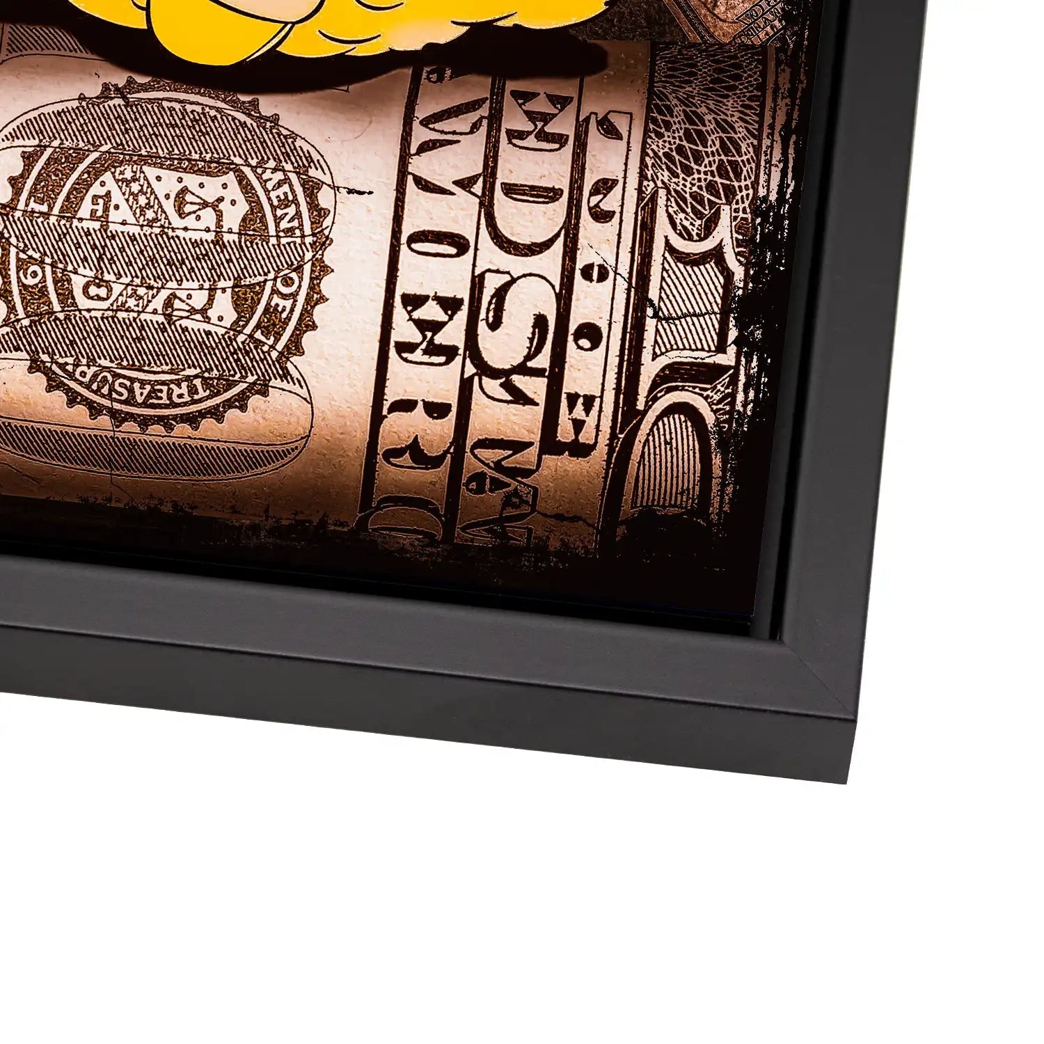 Dagobert Money Vintage Style AluDibond Bild INGALERIE