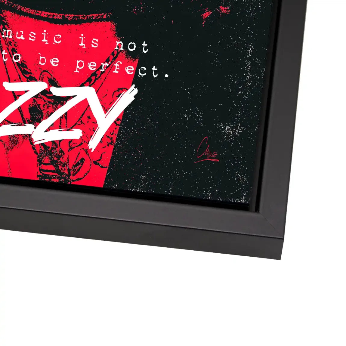 Ozzy Rock Spirit Alu Dibond Bild