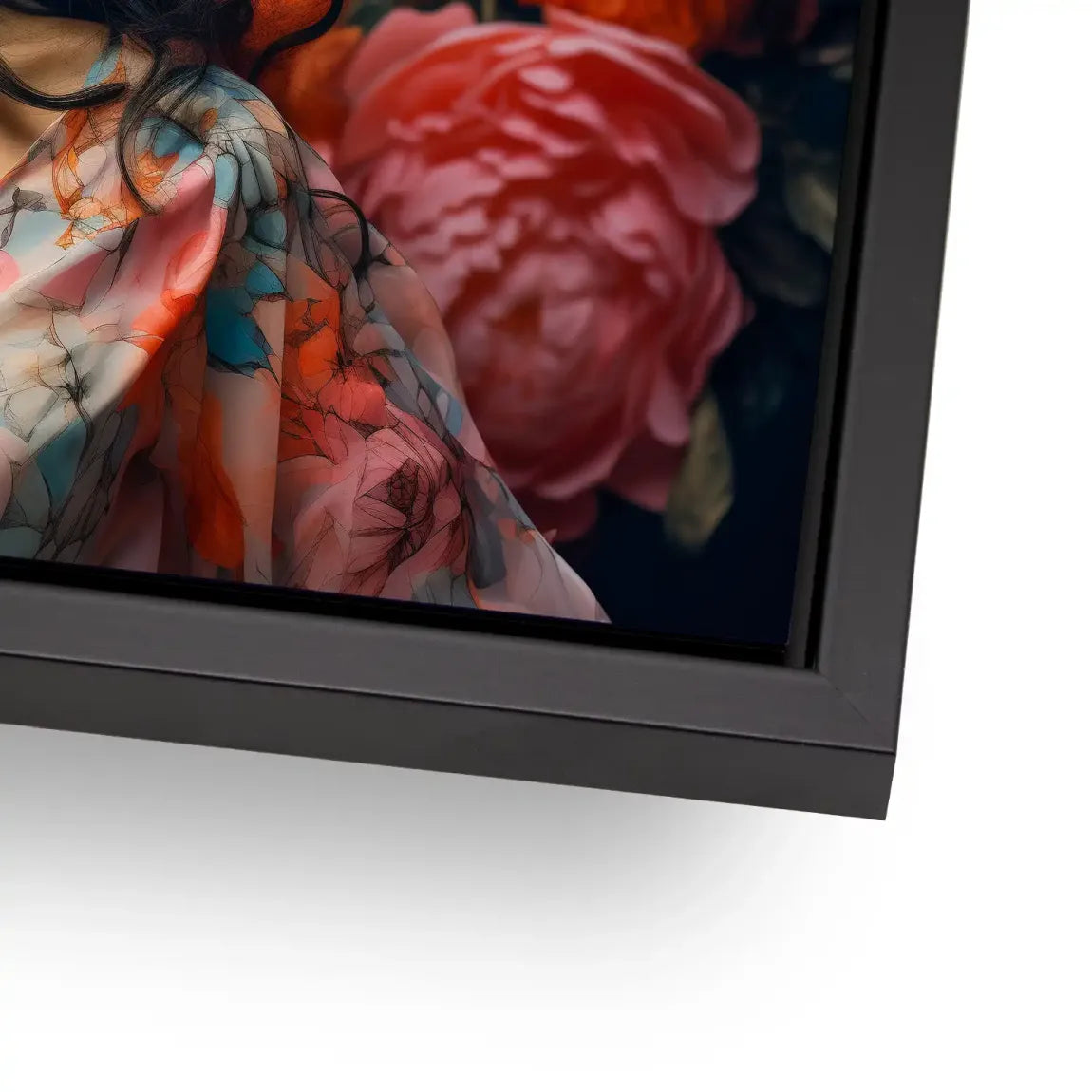 Blütenpracht trifft stilvolle Sinnlichkeit AluDibond Bild INGALERIE