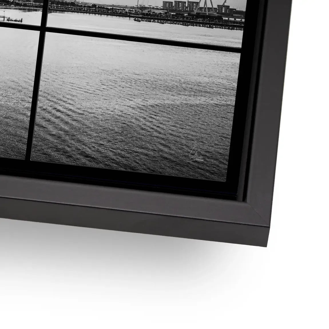 Dubai Noir Horizon AluDibond Bild