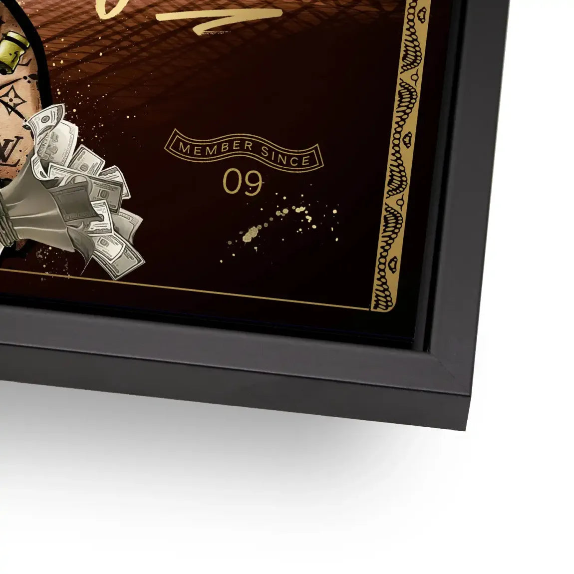 Dagobert Gold Business AluDibond Bild