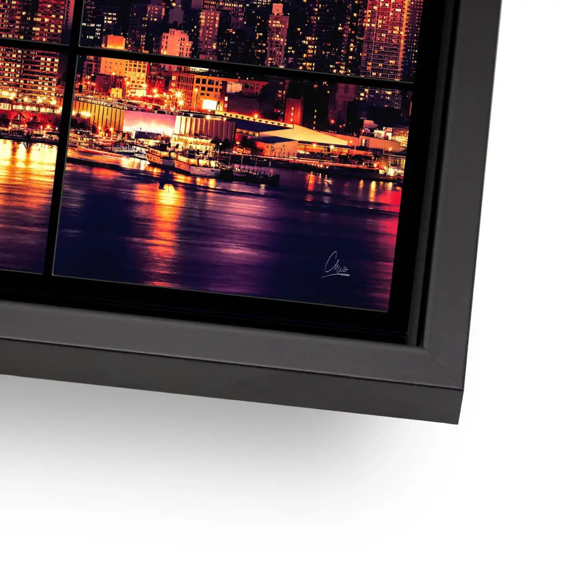 New York Skyline View AluDibond Bild