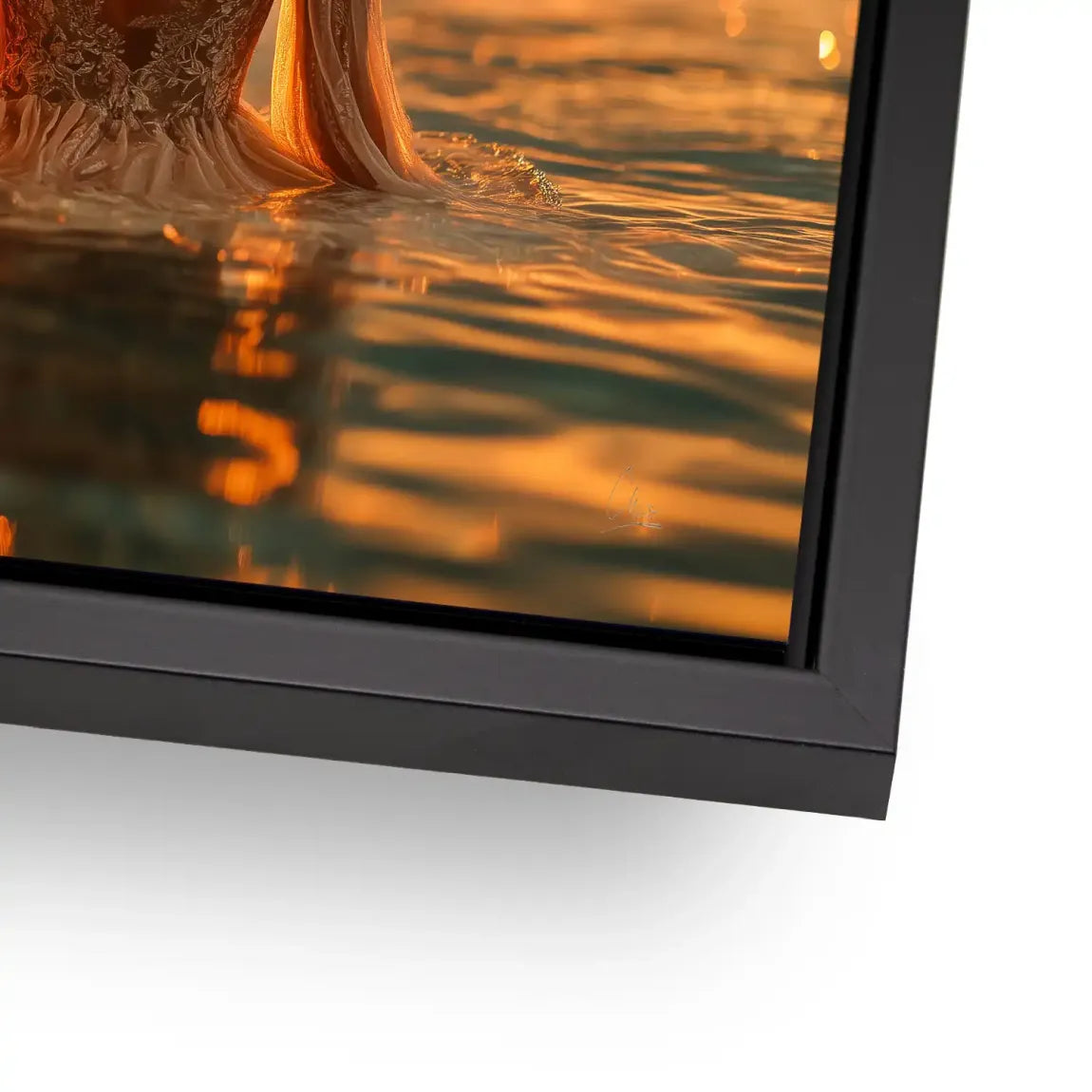 Golden Lights AluDibond Bild