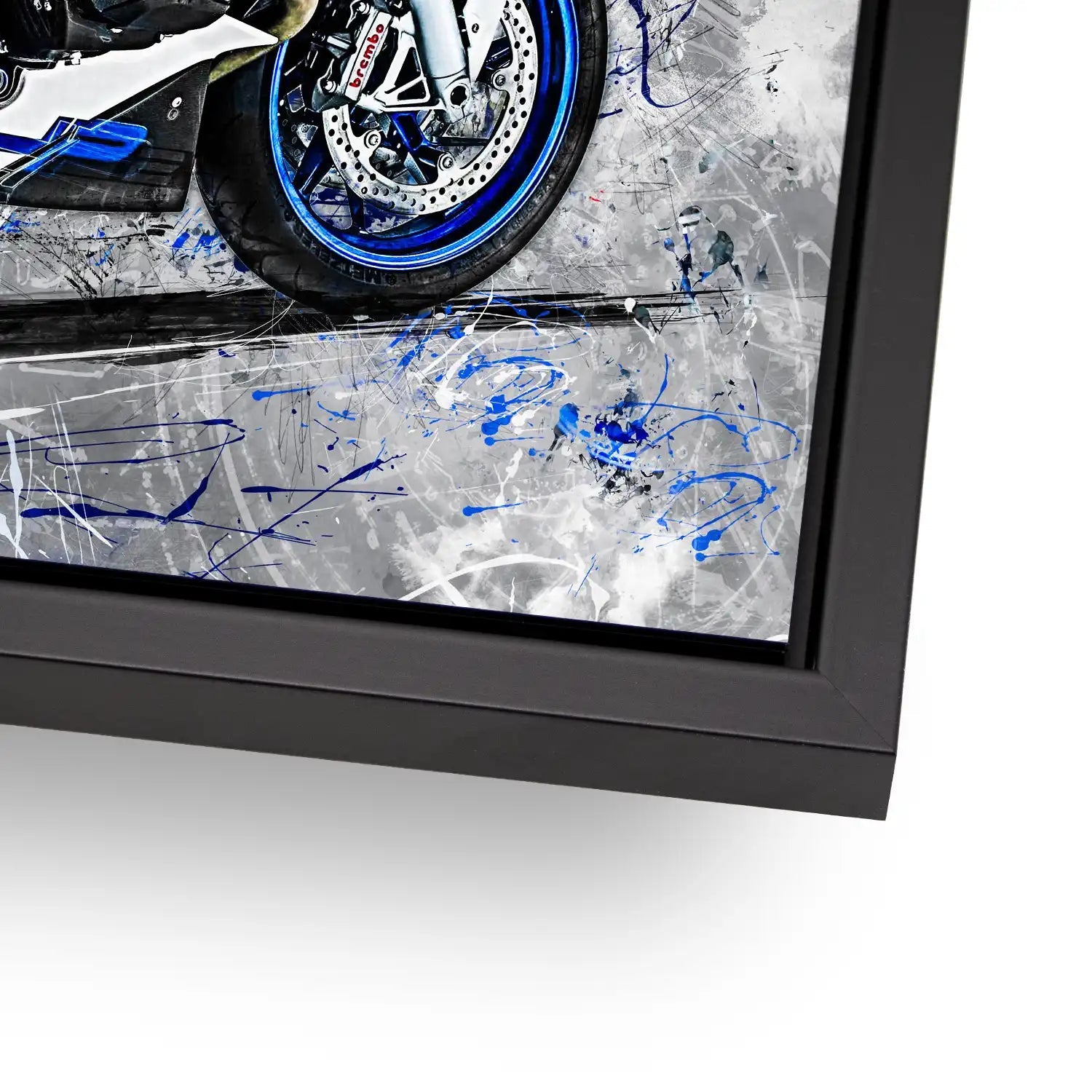 BMW HP2 Abstrakt Art AluDibond Bild INGALERIE