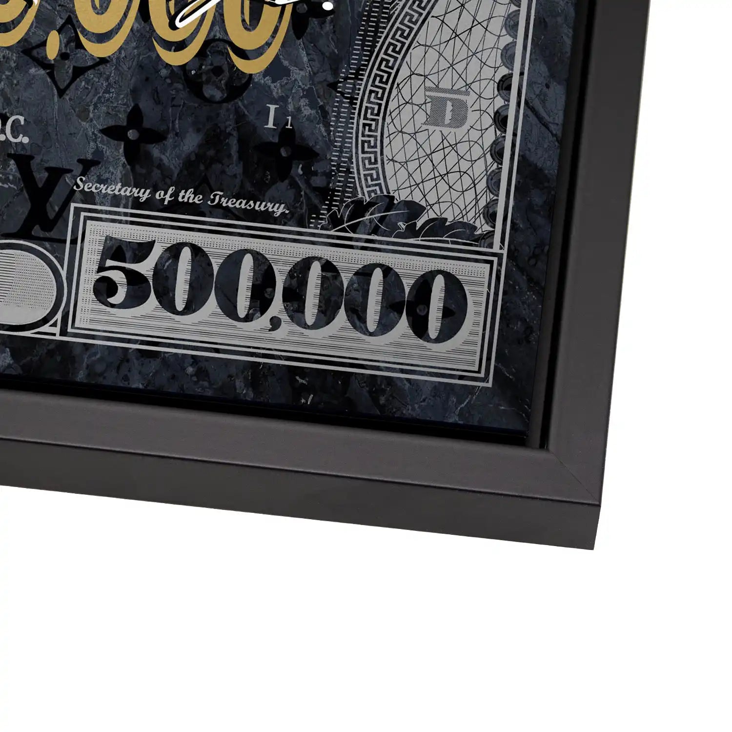 Micky Goofy Donald Dollar AluDibond Bild INGALERIE