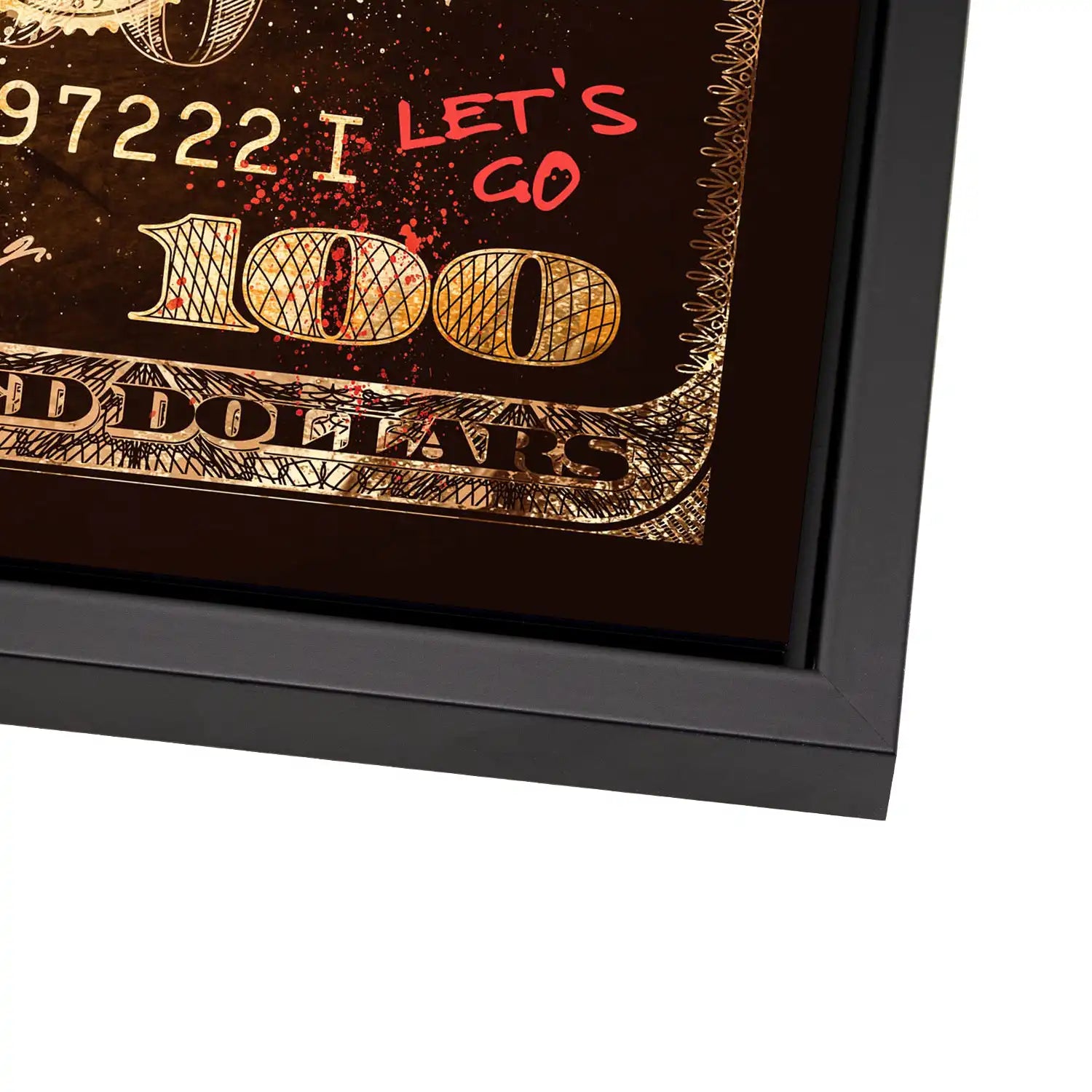Dagobert Retro Dollar Alu Dibond Bild INGALERIE