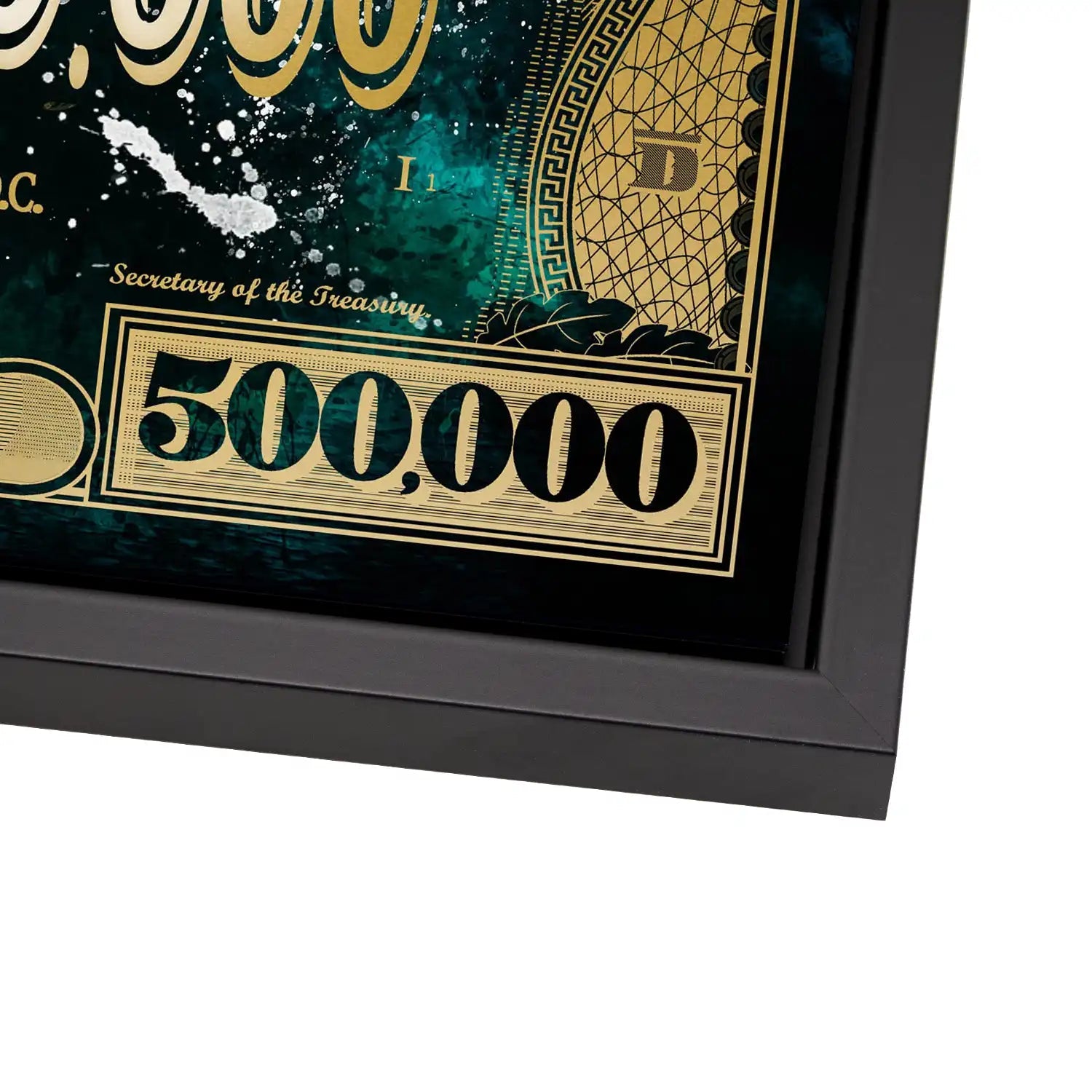 Dagobert Green Scrooge Dollar AluDibond Bild INGALERIE